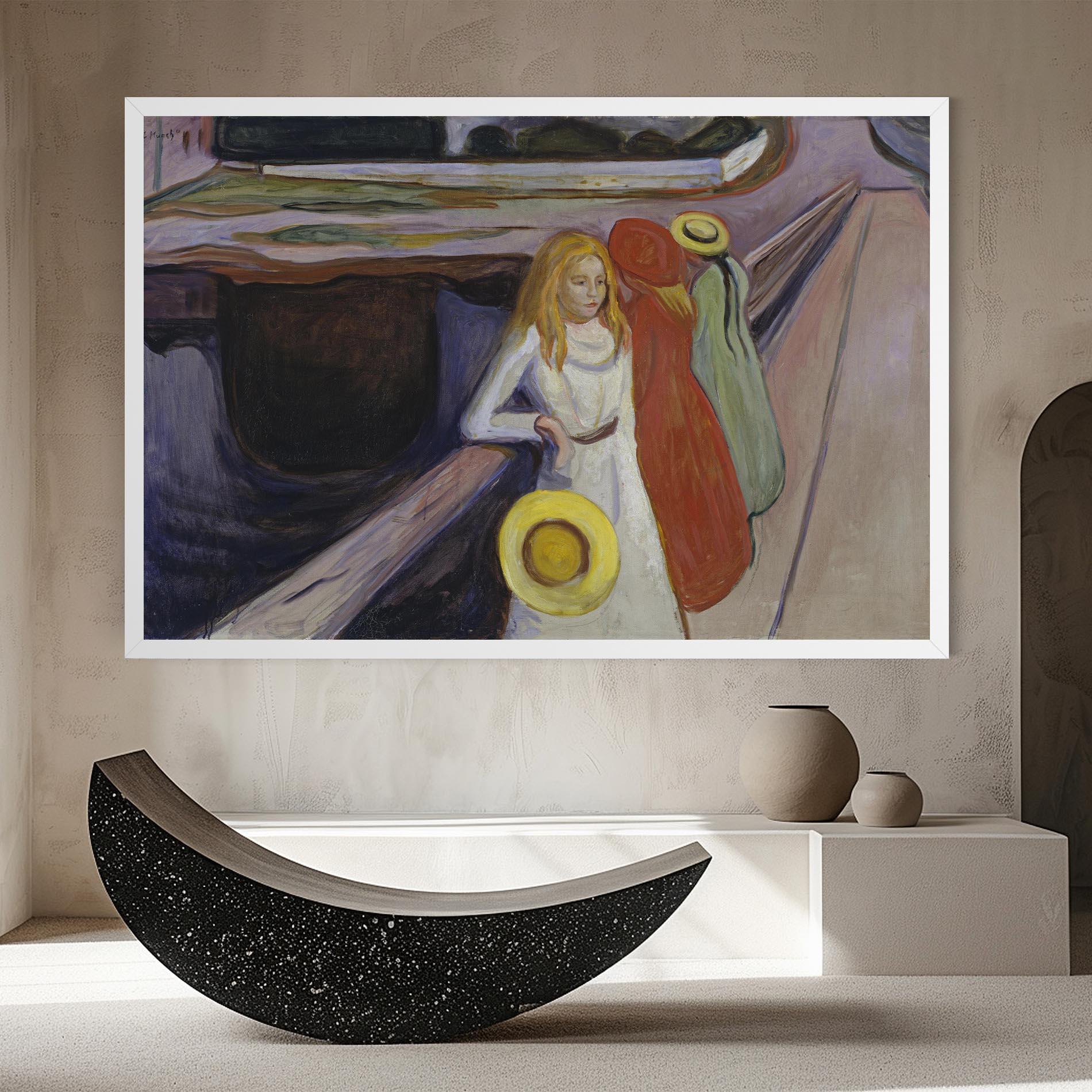 Картина на платно Bridge Girls mockup 8