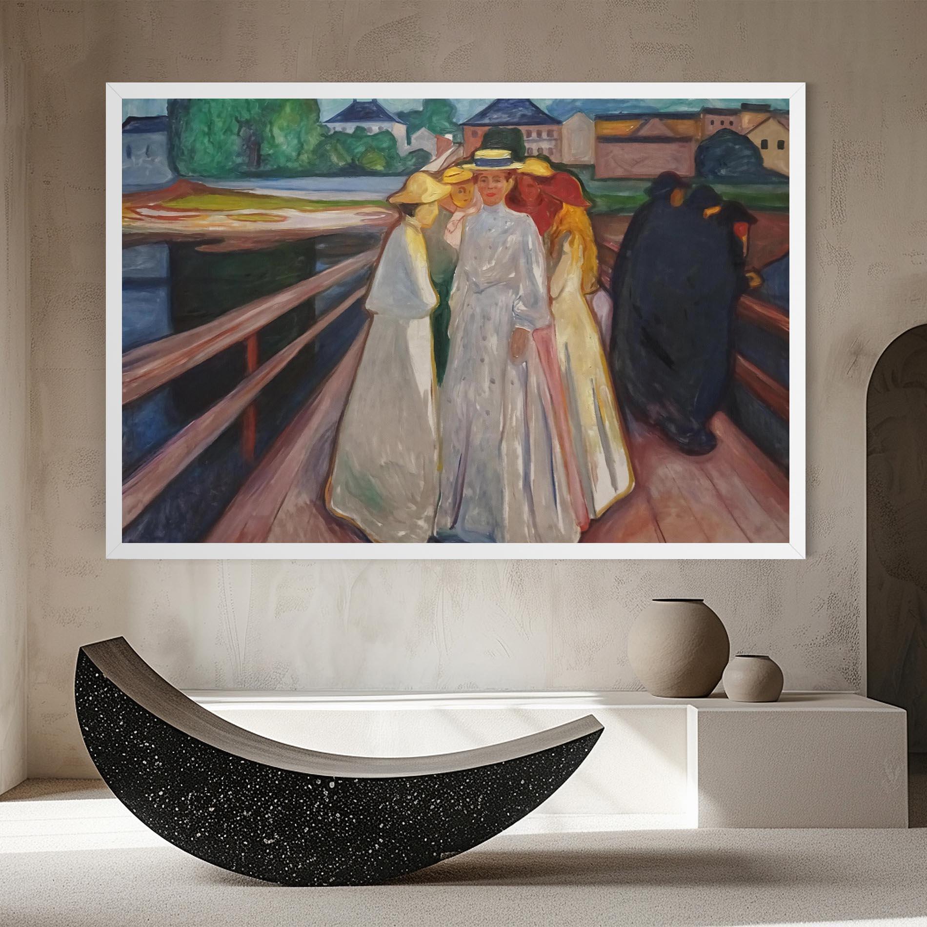 Картина на платно Munch Art mockup 8