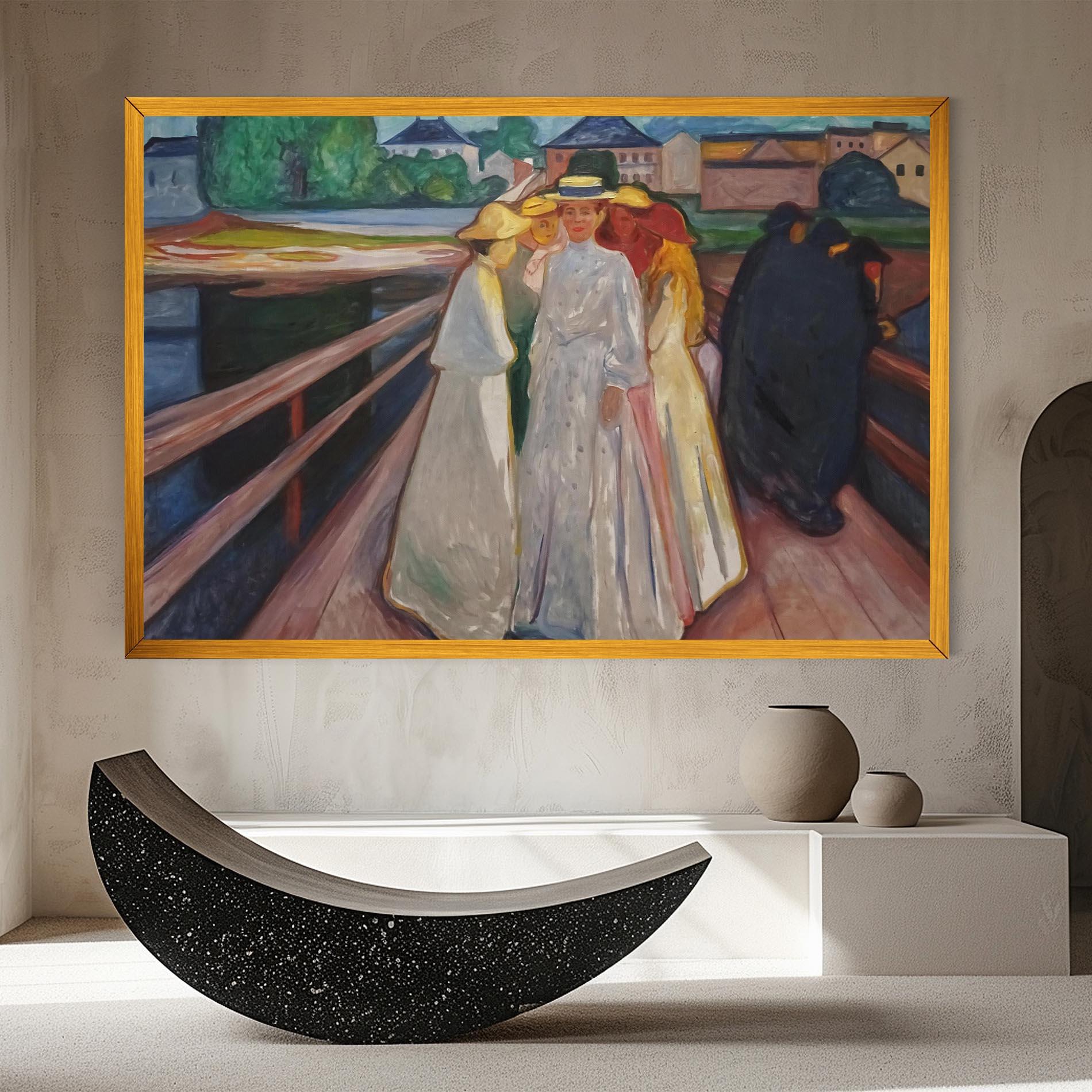 Картина на платно Munch Art mockup 8