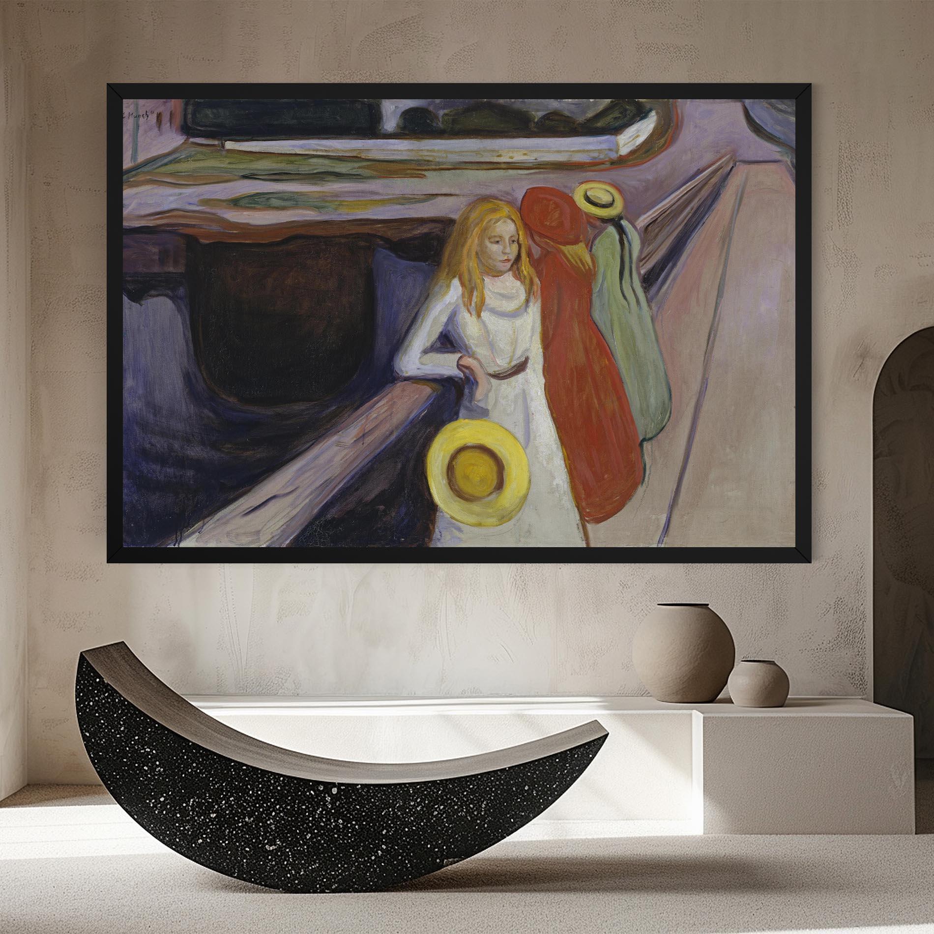 Картина на платно Bridge Girls mockup 8