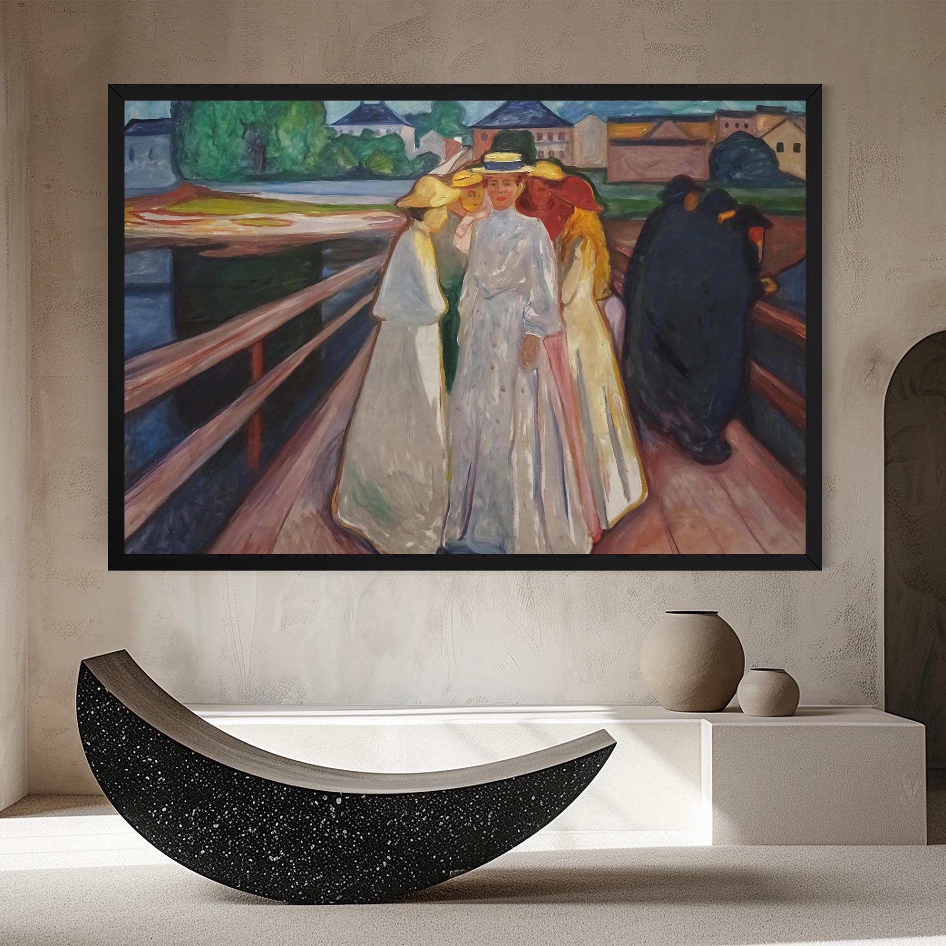 Картина на платно Munch Art mockup 8