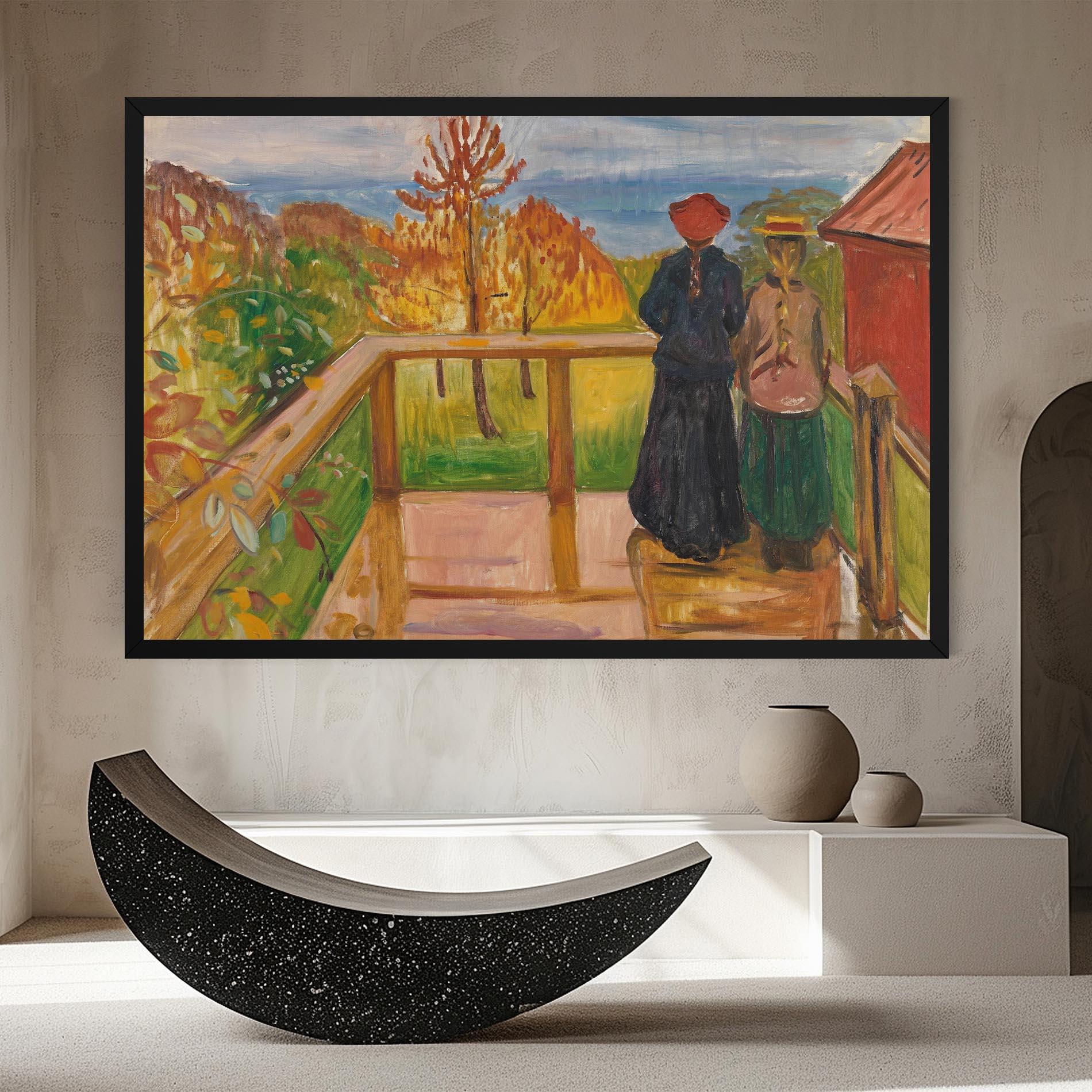 Картина на платно On The Veranda mockup 8