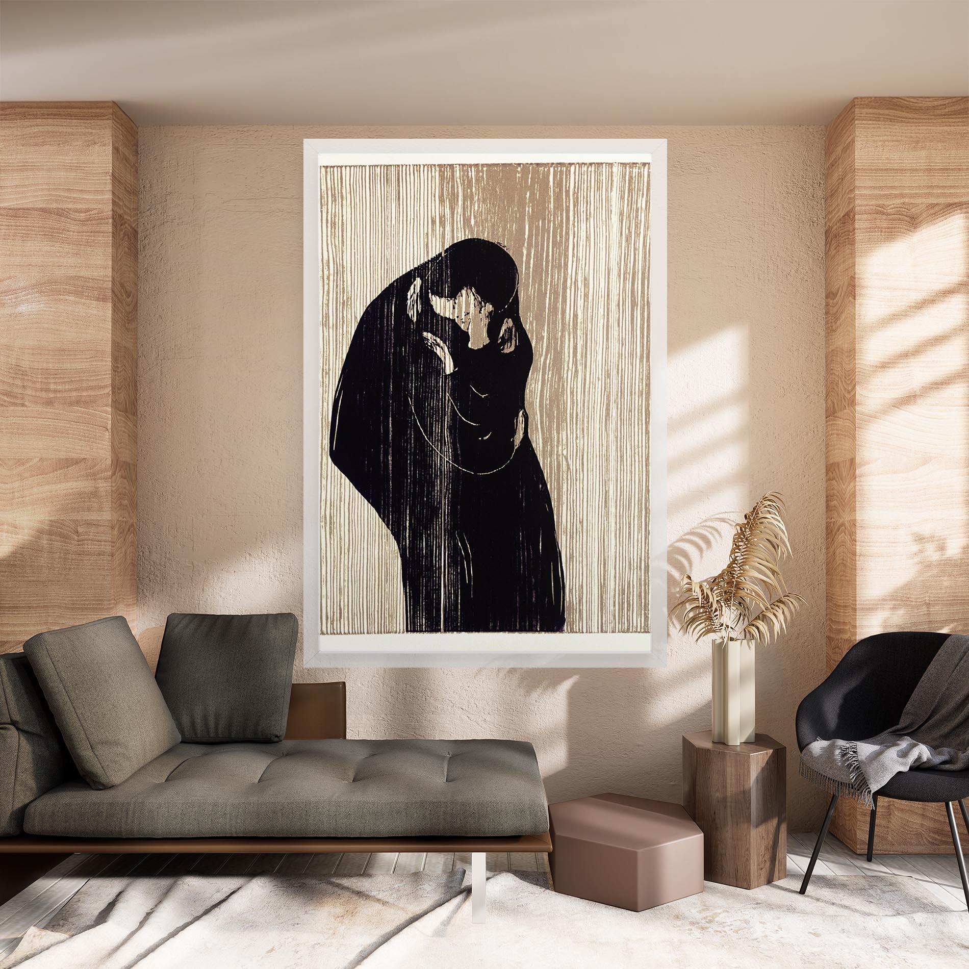 Картина на платно Kiss mockup 8