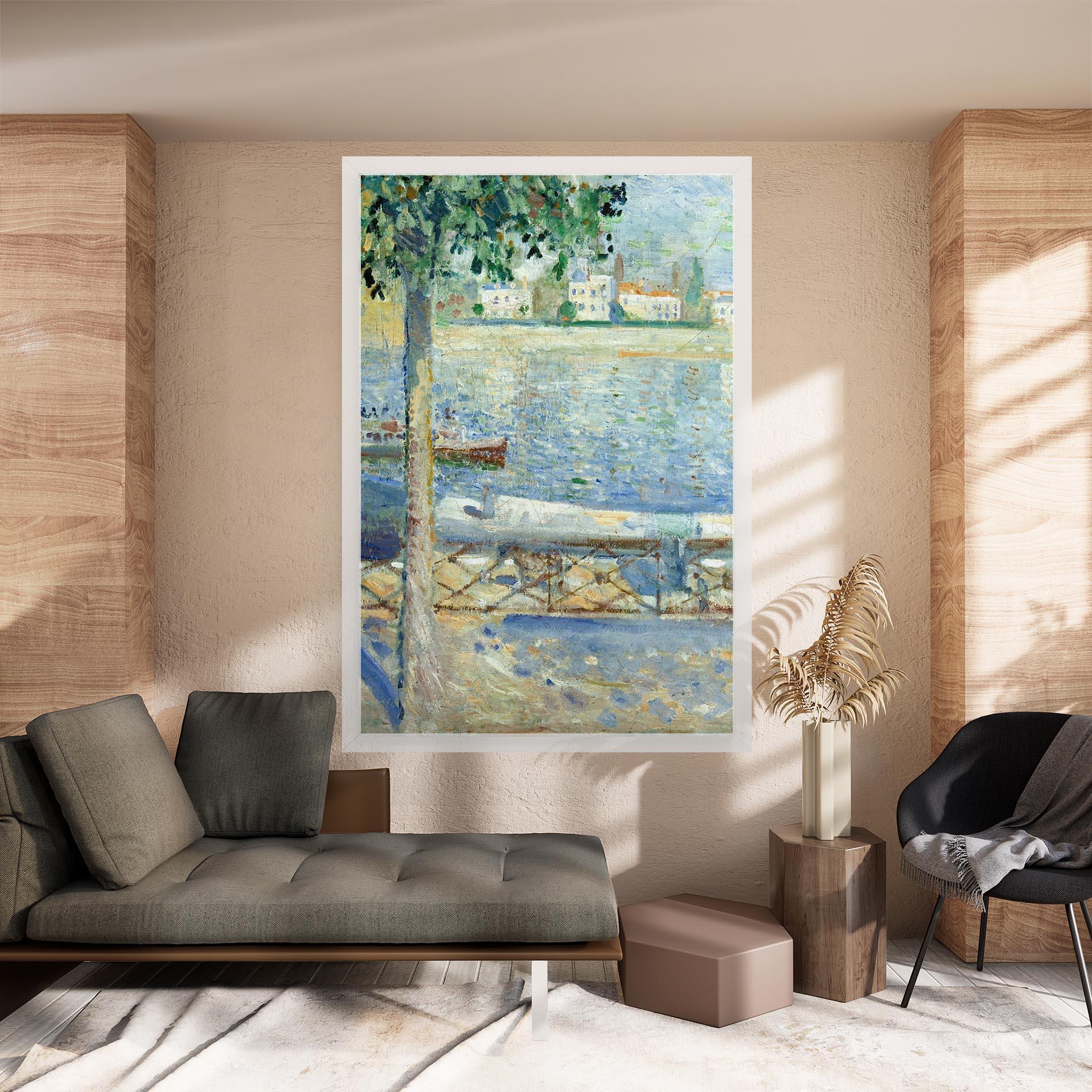 Картина на платно Seine At Saint mockup 8