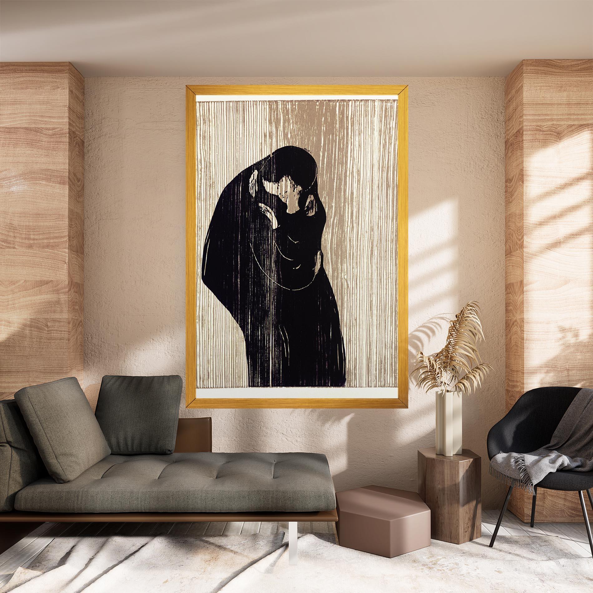 Картина на платно Kiss mockup 8