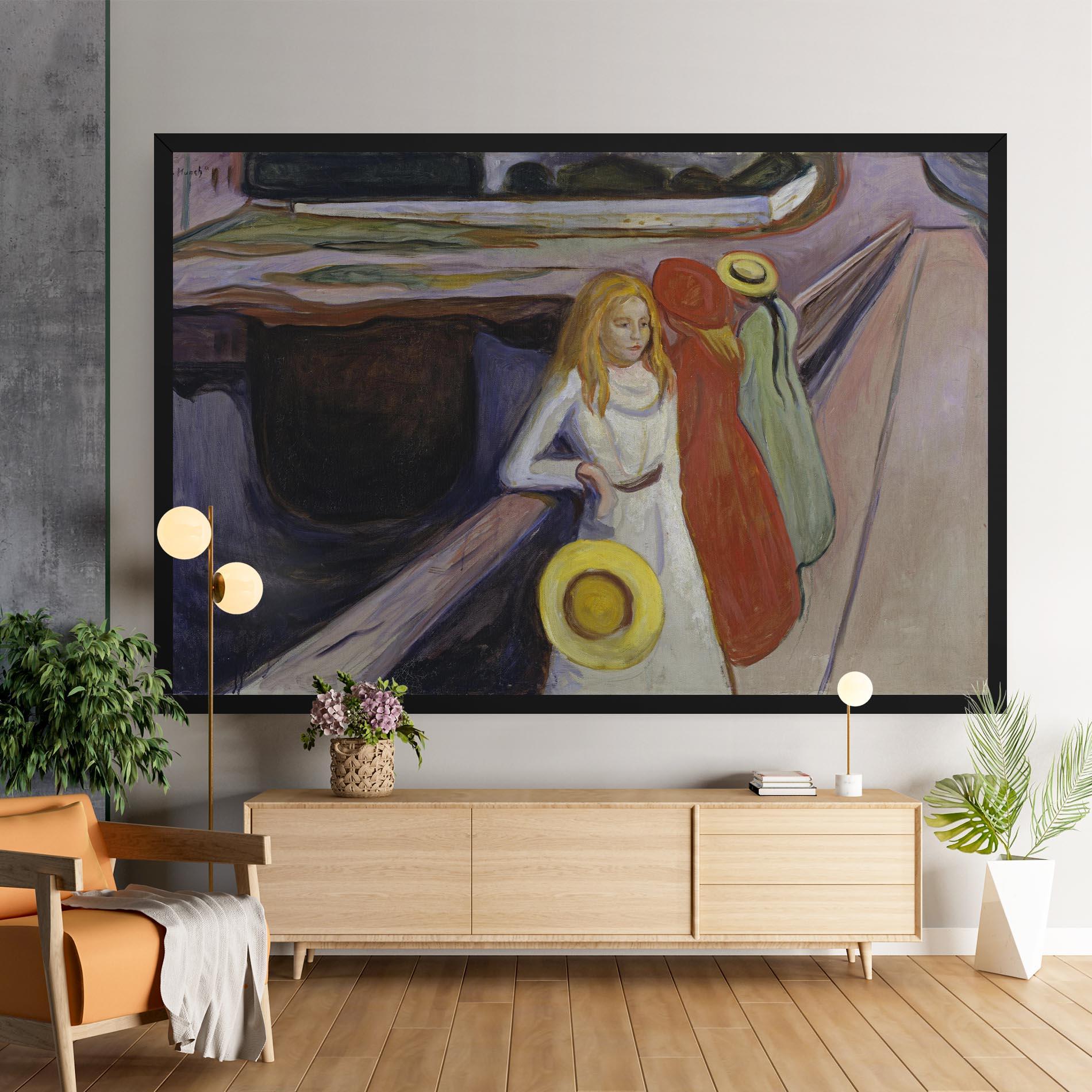 Картина на платно Bridge Girls mockup 9