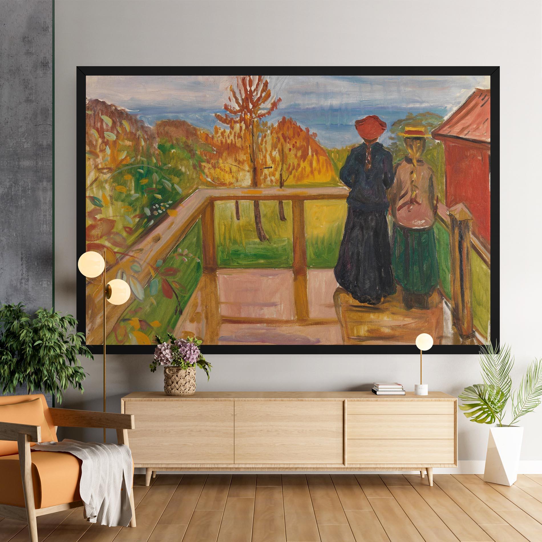 Картина на платно On The Veranda mockup 9