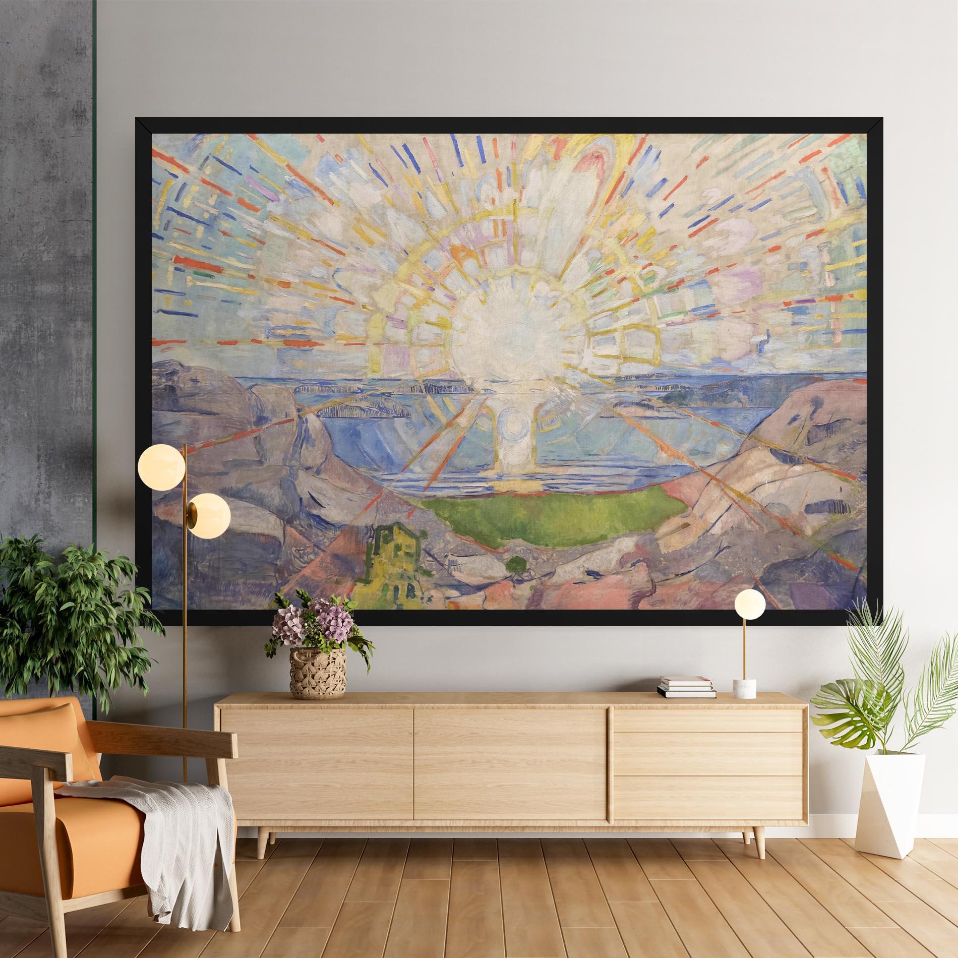 Картина на платно The Sun mockup 9