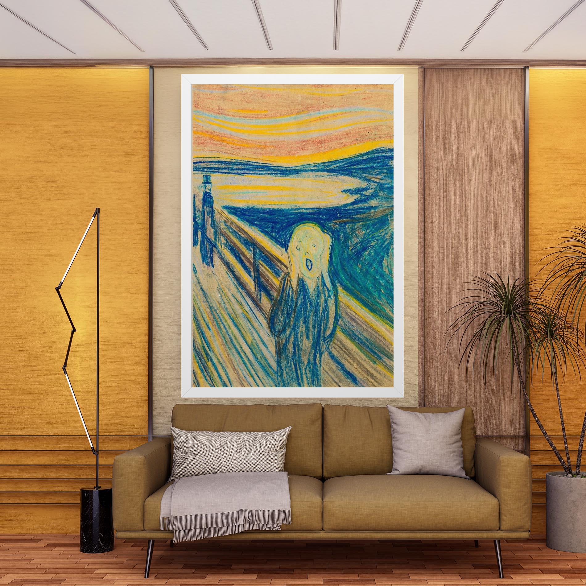 Картина на платно Skrik_1893 mockup 9