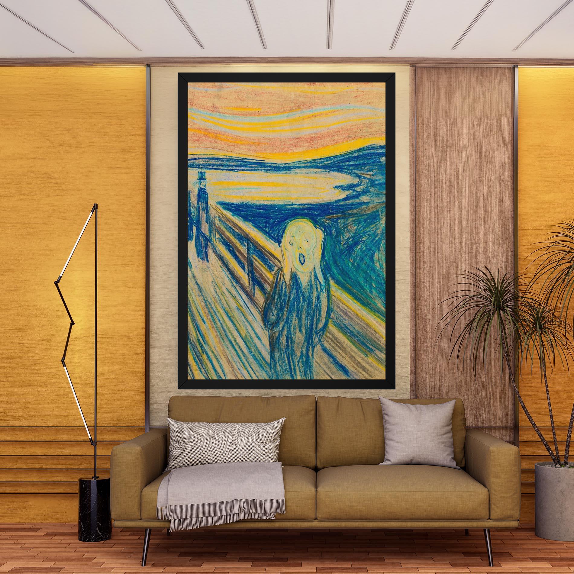 Картина на платно Skrik_1893 mockup 9