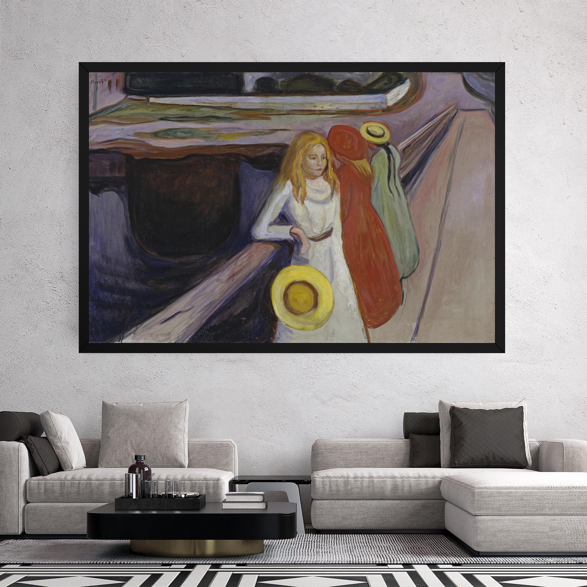 Картина на платно Bridge Girls mockup 2