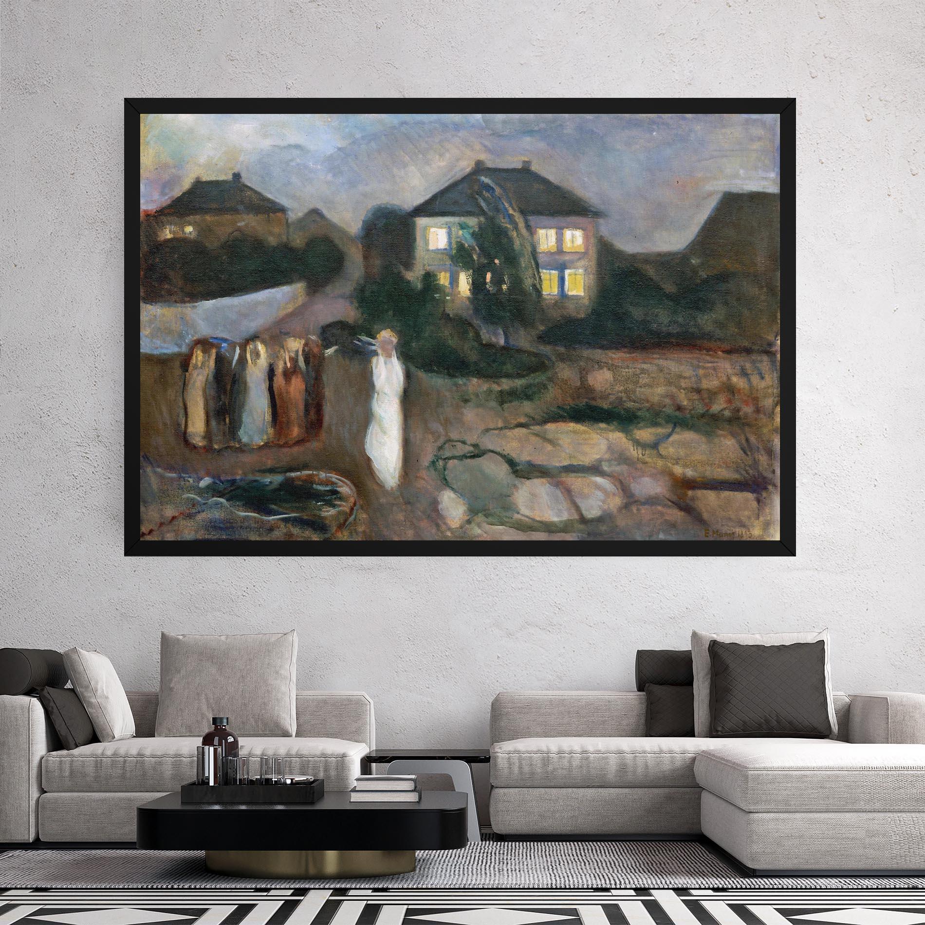 Картина на платно The Storm mockup 2