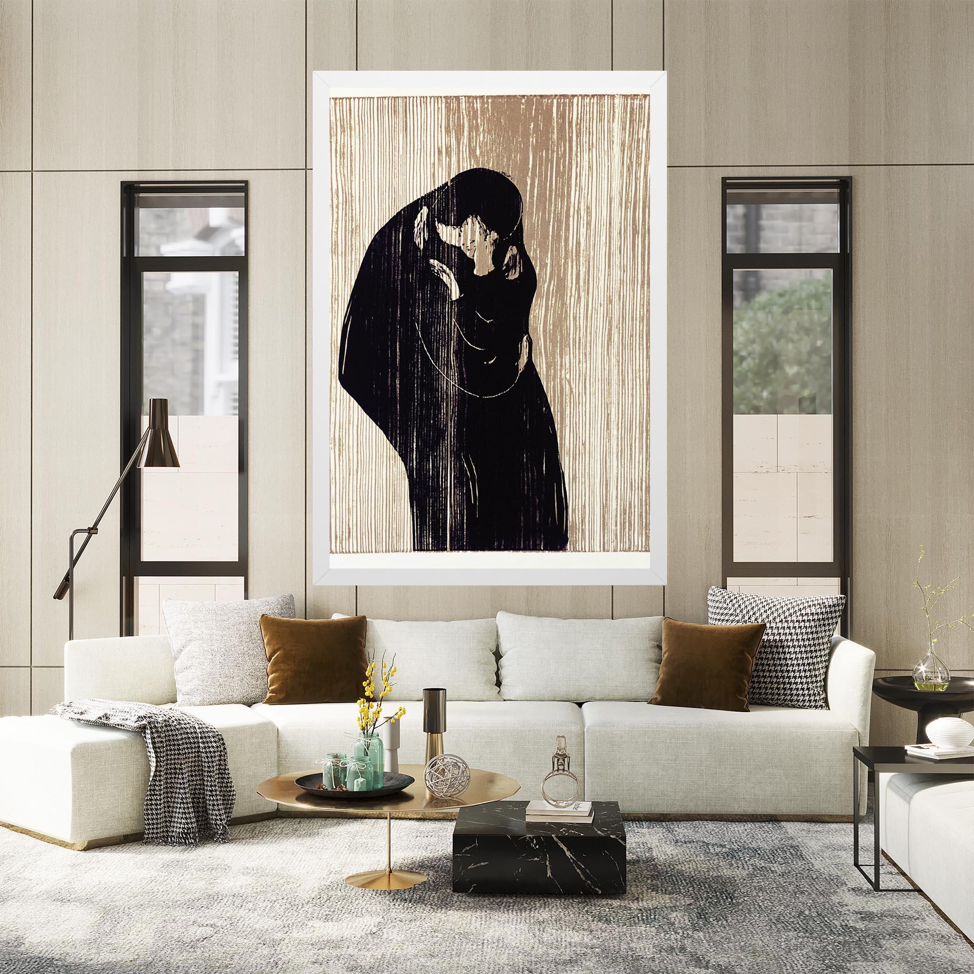 Картина на платно Kiss mockup 2