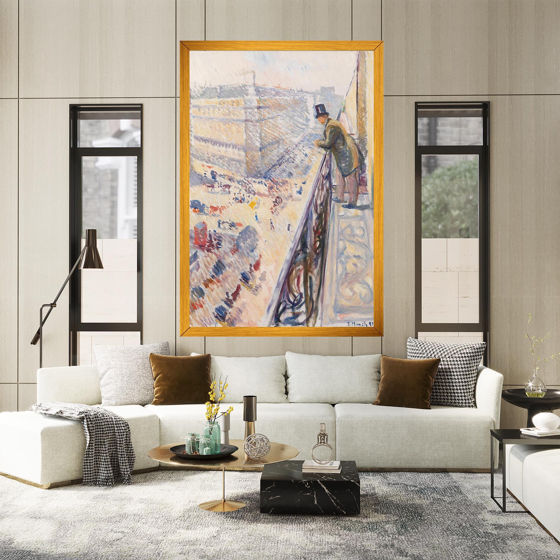 Картина на платно Rue Lafayette mockup 2