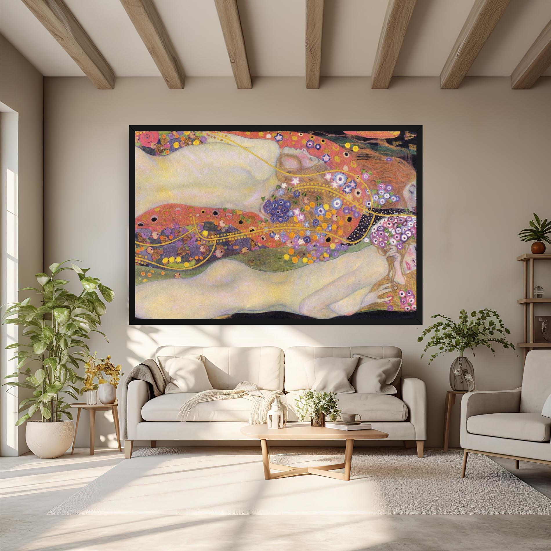 Картина на платно Water Serpents II mockup 6