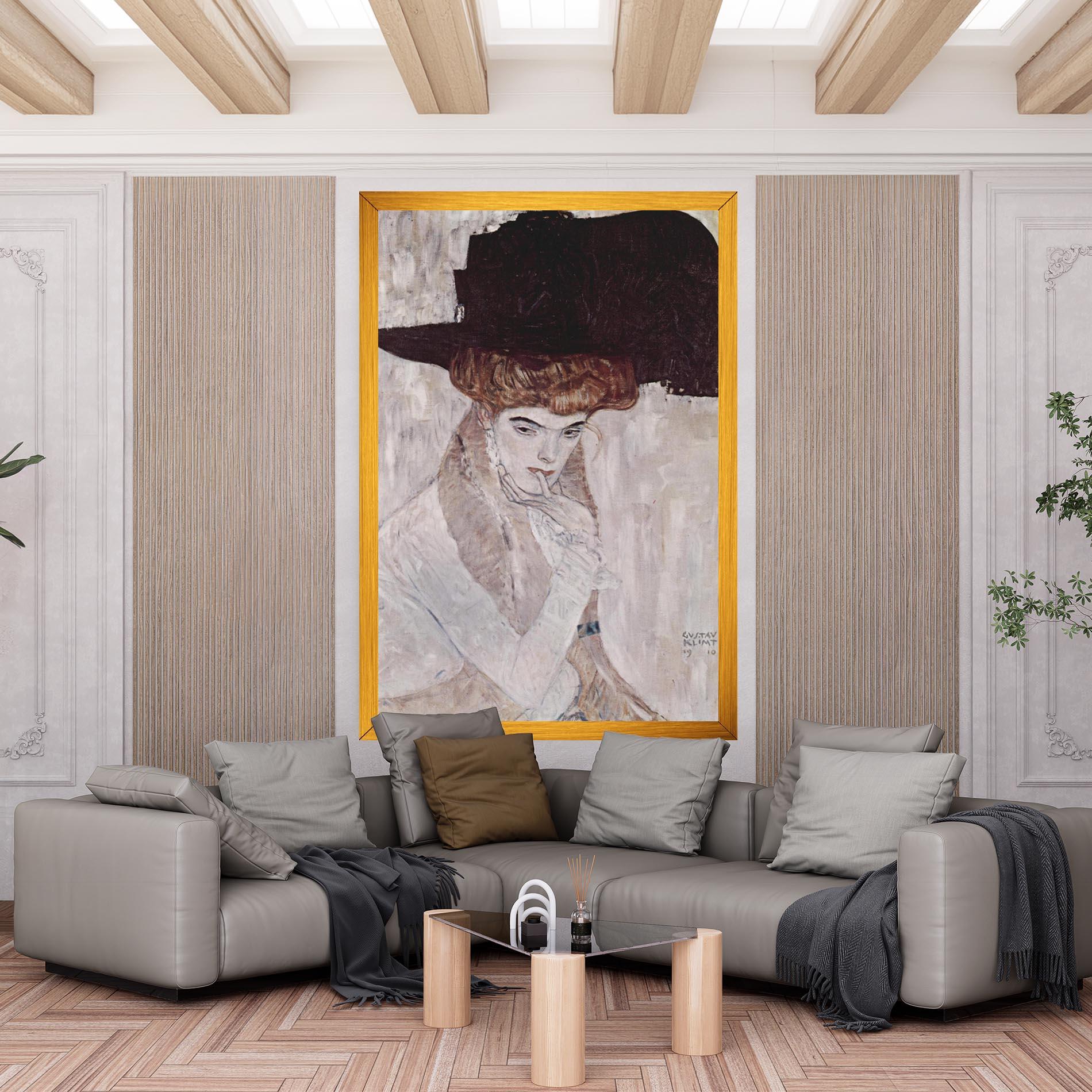 Картина на платно Klimt Woman mockup 6