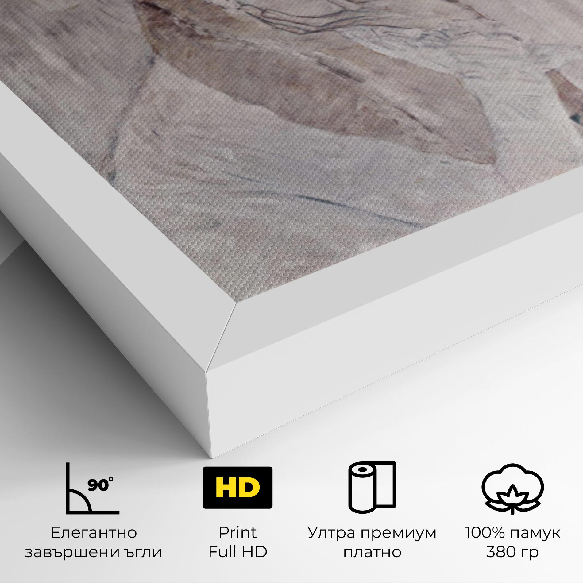 Картина на платно Klimt Woman mockup 4