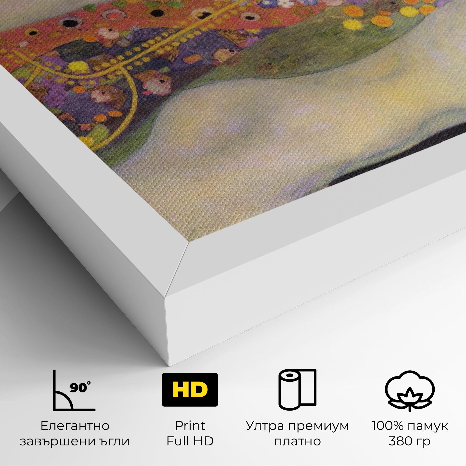 Картина на платно Water Serpents II mockup 4