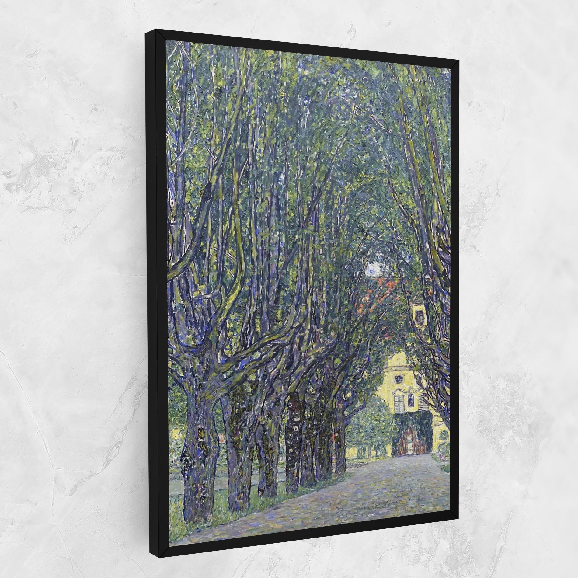 Картина на платно Allee At Schloss Kammer mockup 1