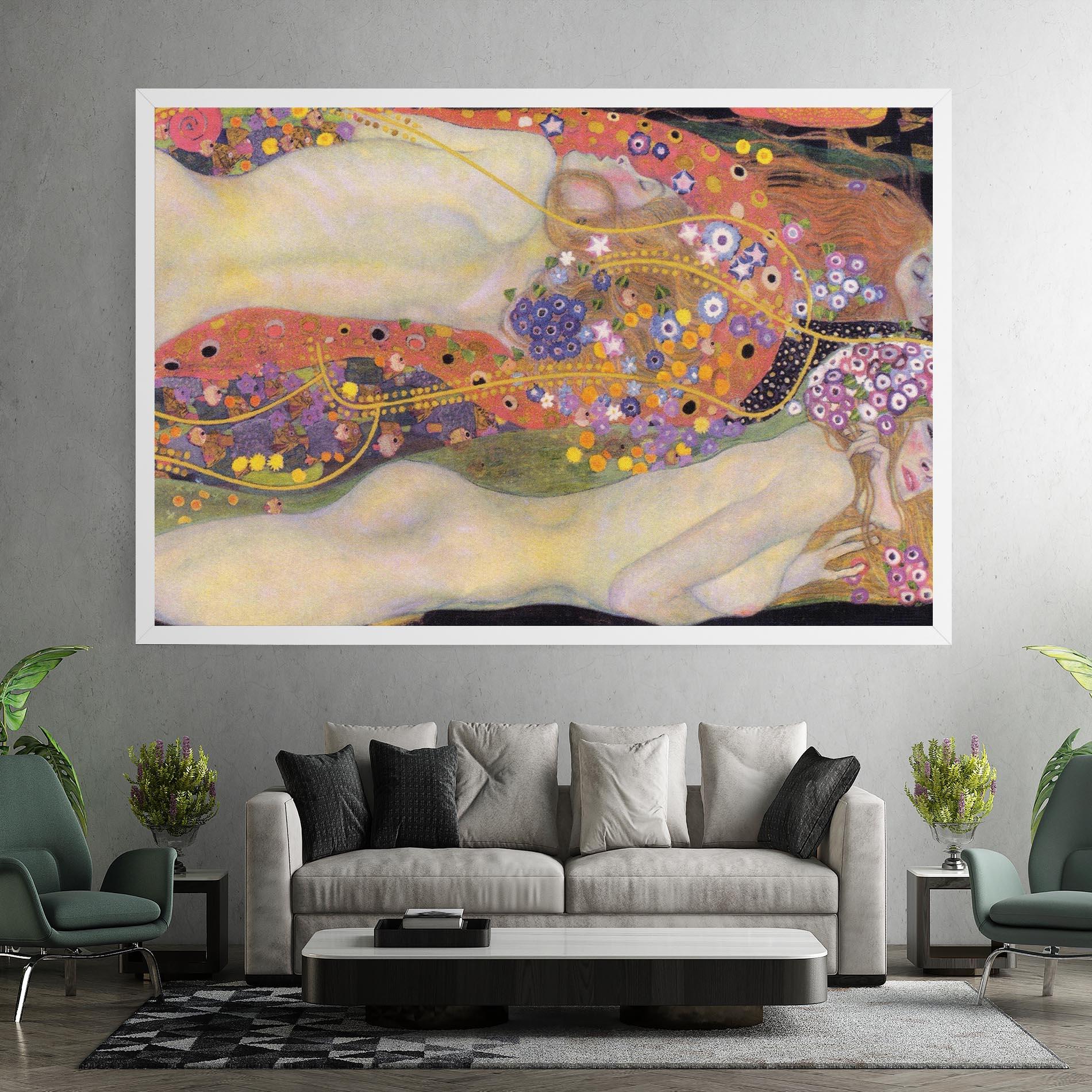 Картина на платно Water Serpents II mockup 7