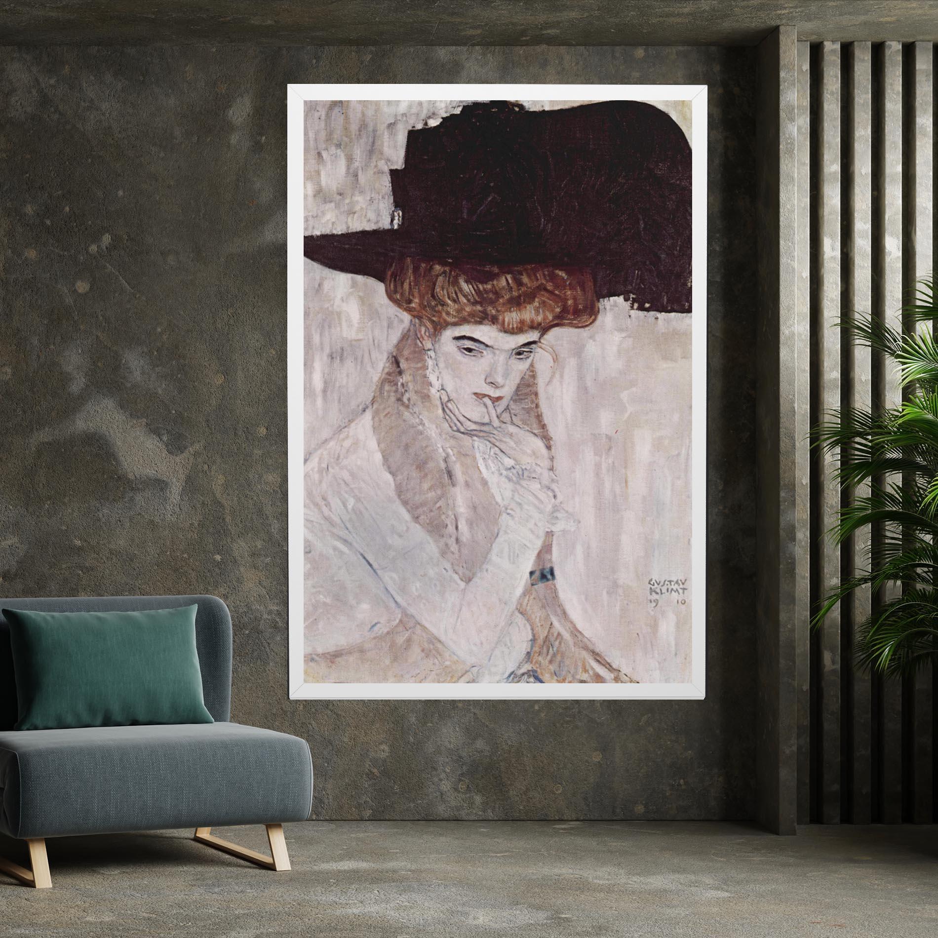 Картина на платно Klimt Woman mockup 7