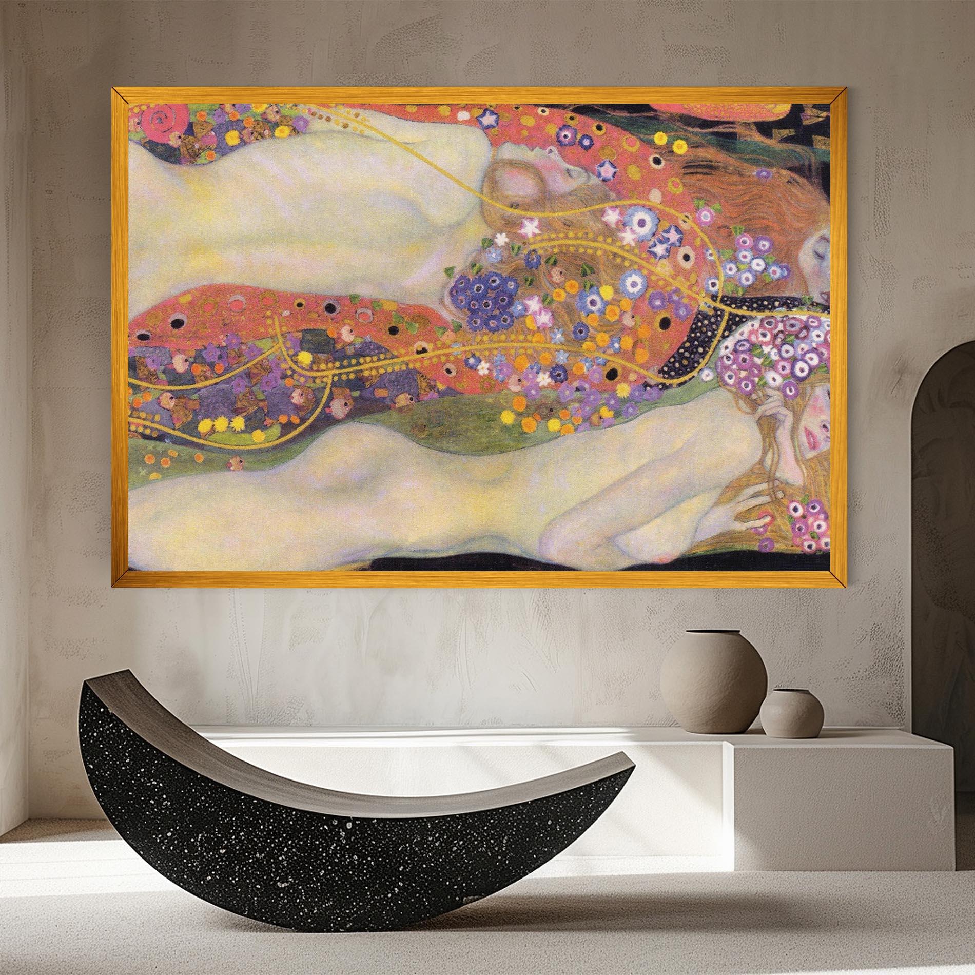 Картина на платно Water Serpents II mockup 8