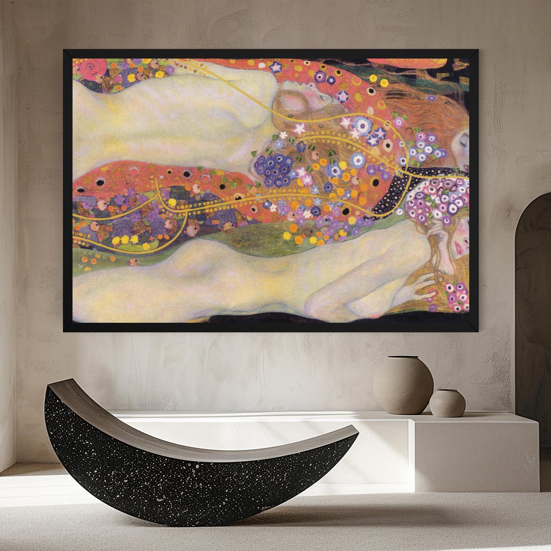 Картина на платно Water Serpents II mockup 8