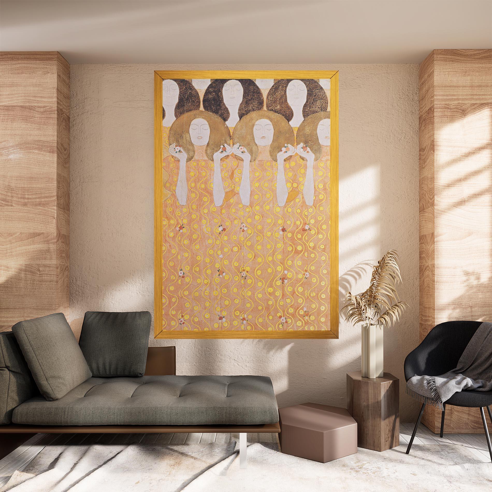 Картина на платно Beethoven Frieze mockup 8