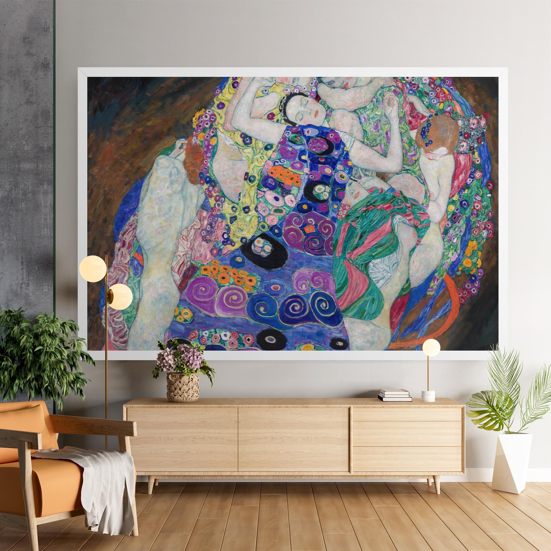 Klimt Die Jungfrau mockup 9