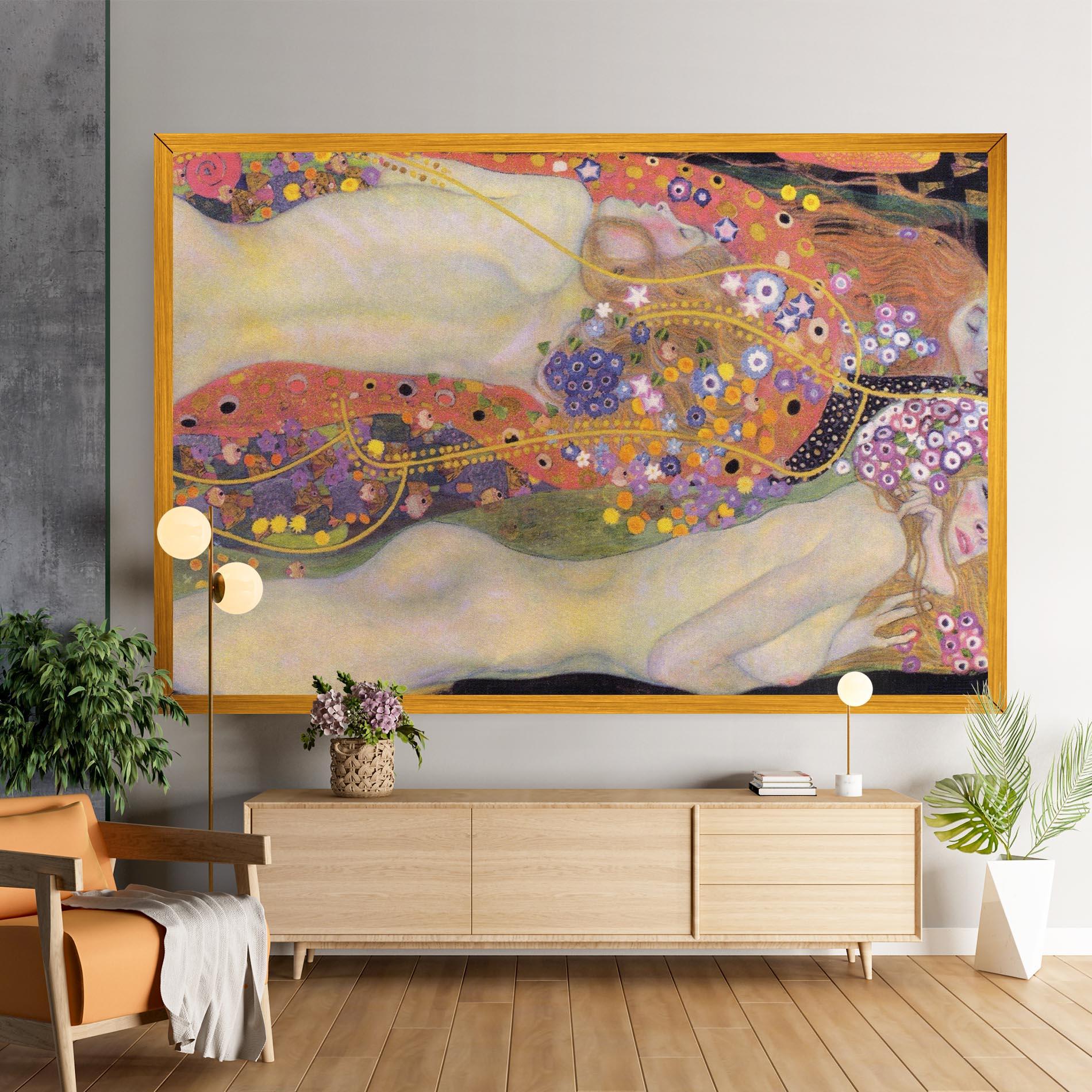 Картина на платно Water Serpents II mockup 9