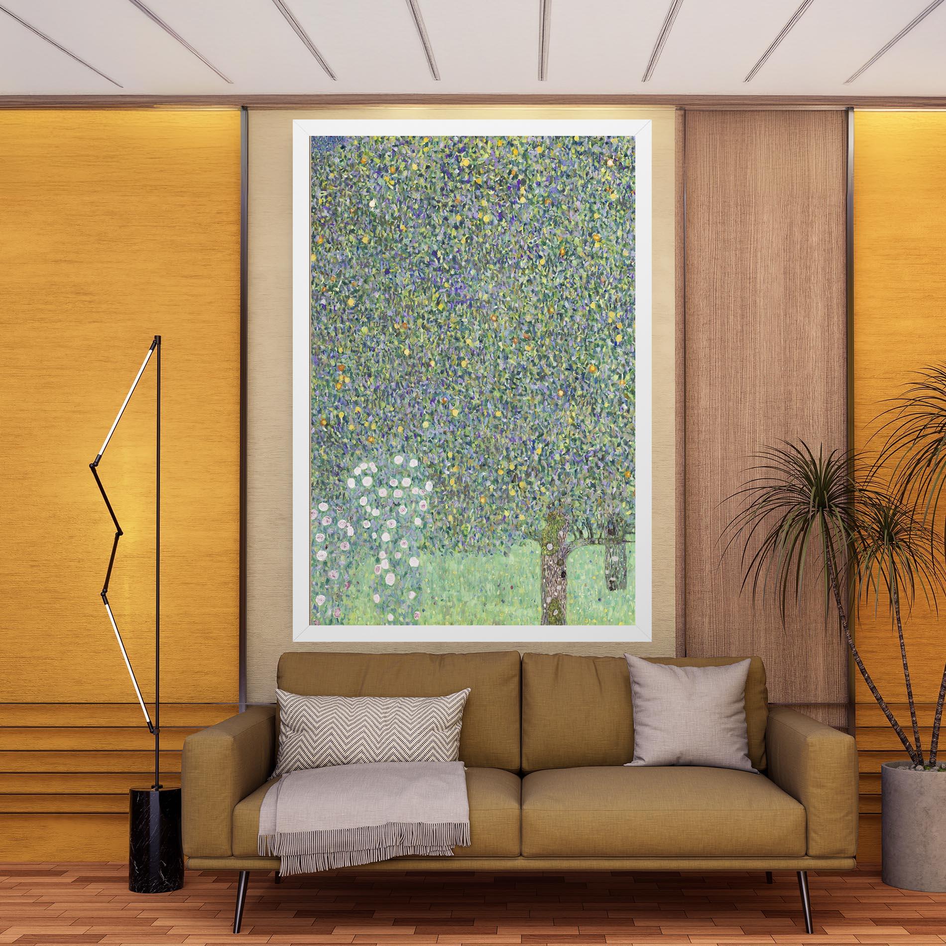 Картина на платно Rosebushes mockup 9