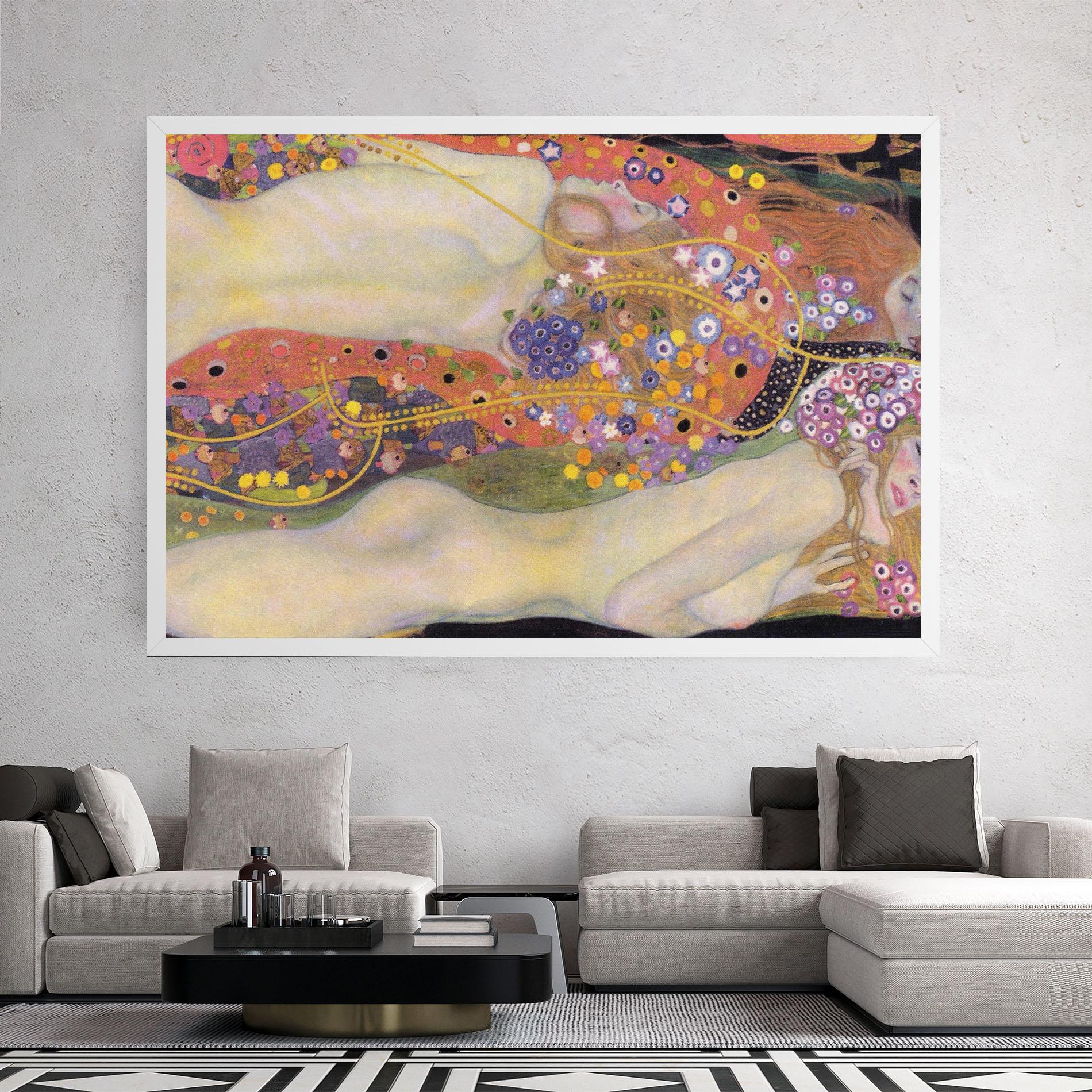 Картина на платно Water Serpents II mockup 2