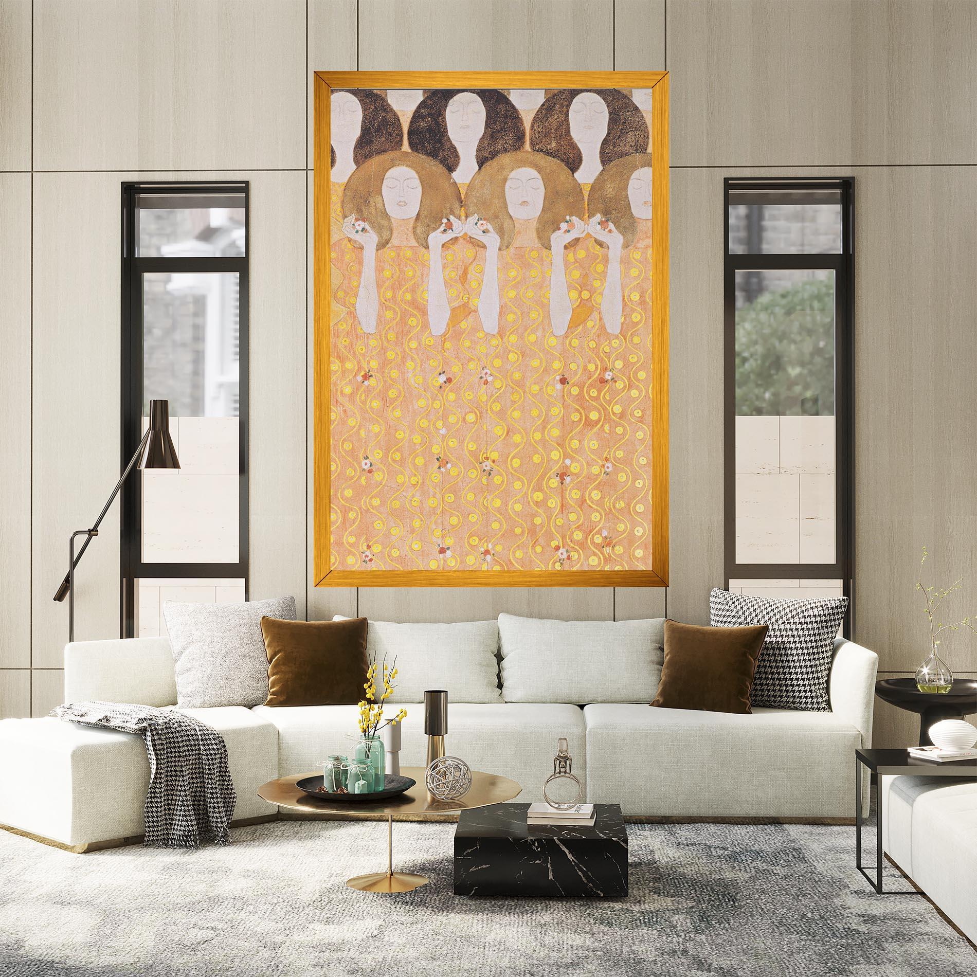 Картина на платно Beethoven Frieze mockup 2