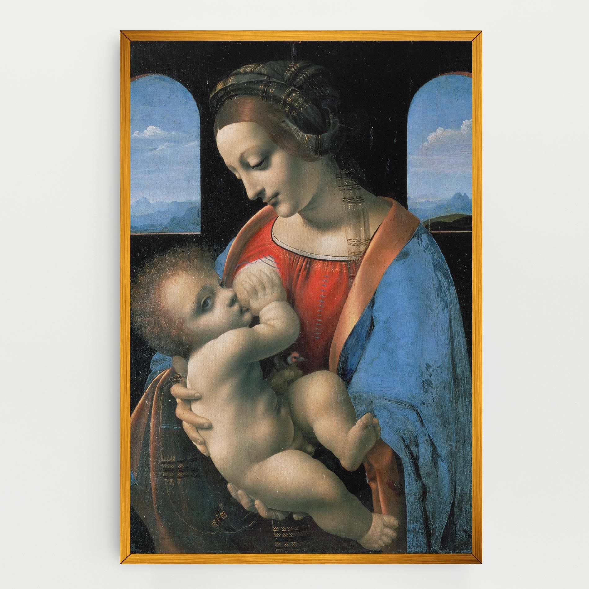 Leonardo Da Vinci Attributed Madonna Litta mockup 0
