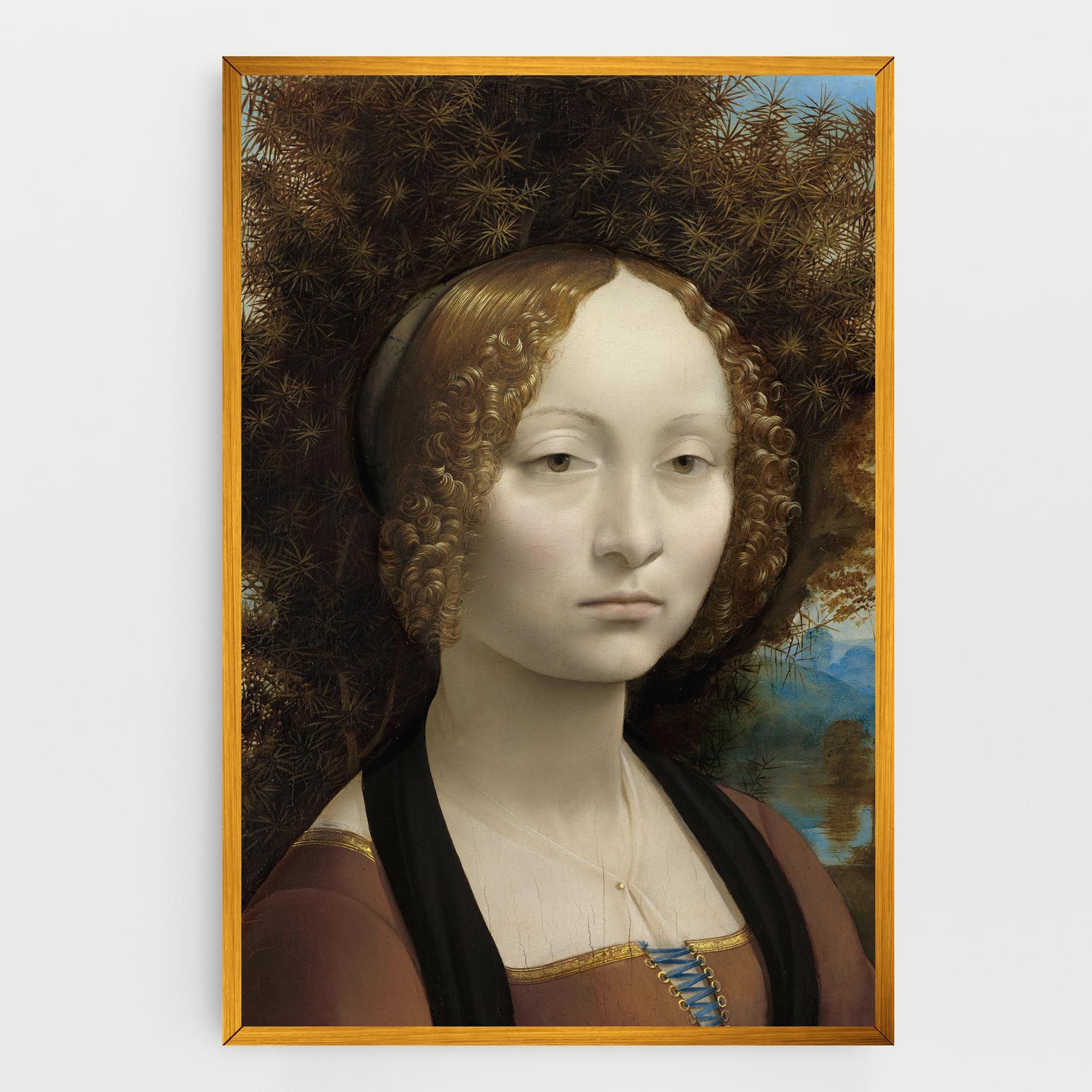 Leonardo Da Vinci Ginevra De Benci mockup 0
