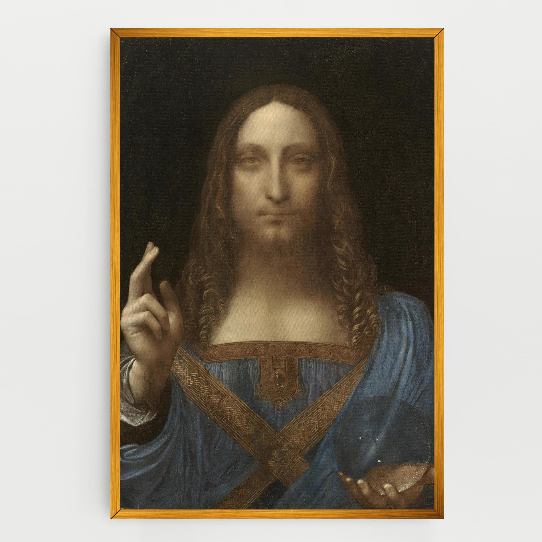 Leonardo Da Vinci Salvator Mundi mockup 0
