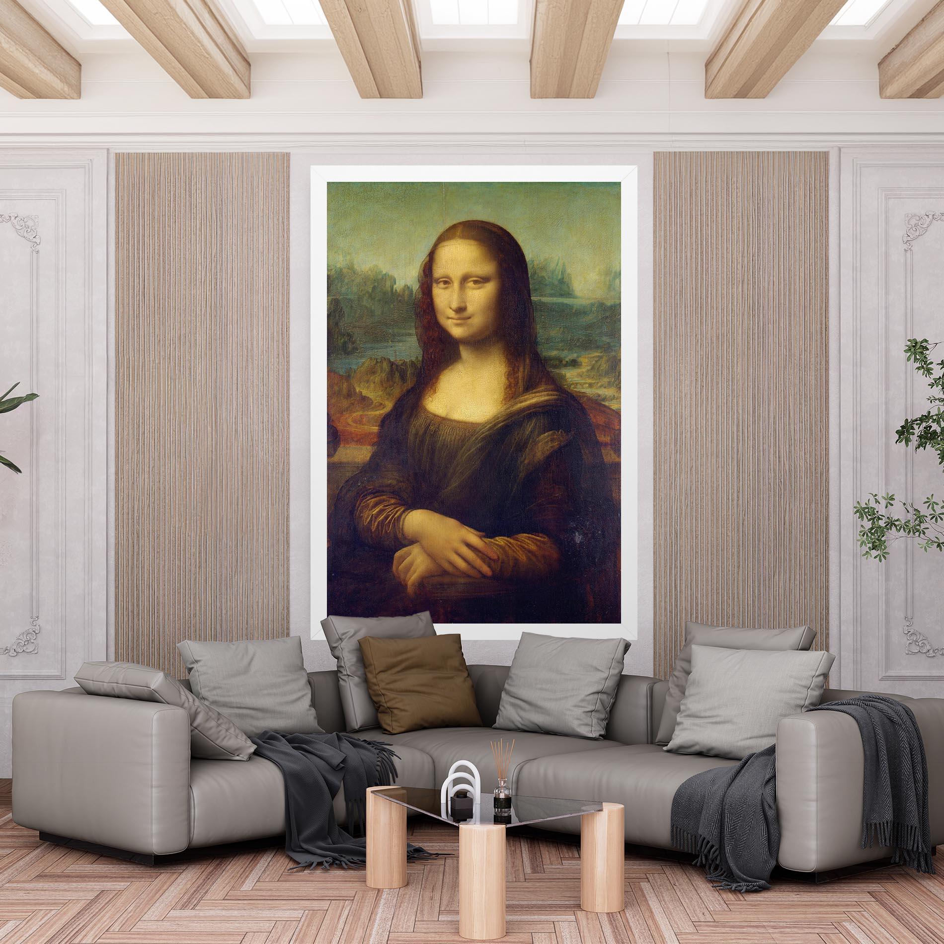 Картина на платно Gioconda By Leonardo Da Vinci mockup 6
