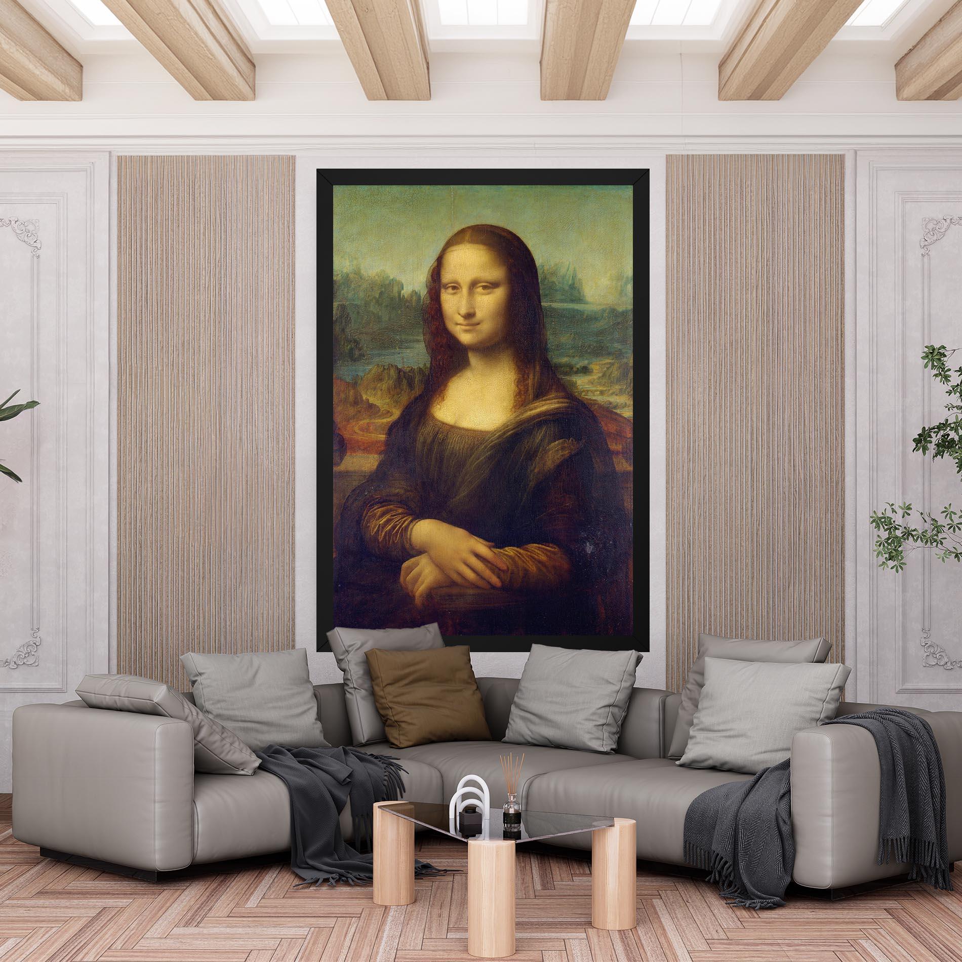 Картина на платно Gioconda By Leonardo Da Vinci mockup 6