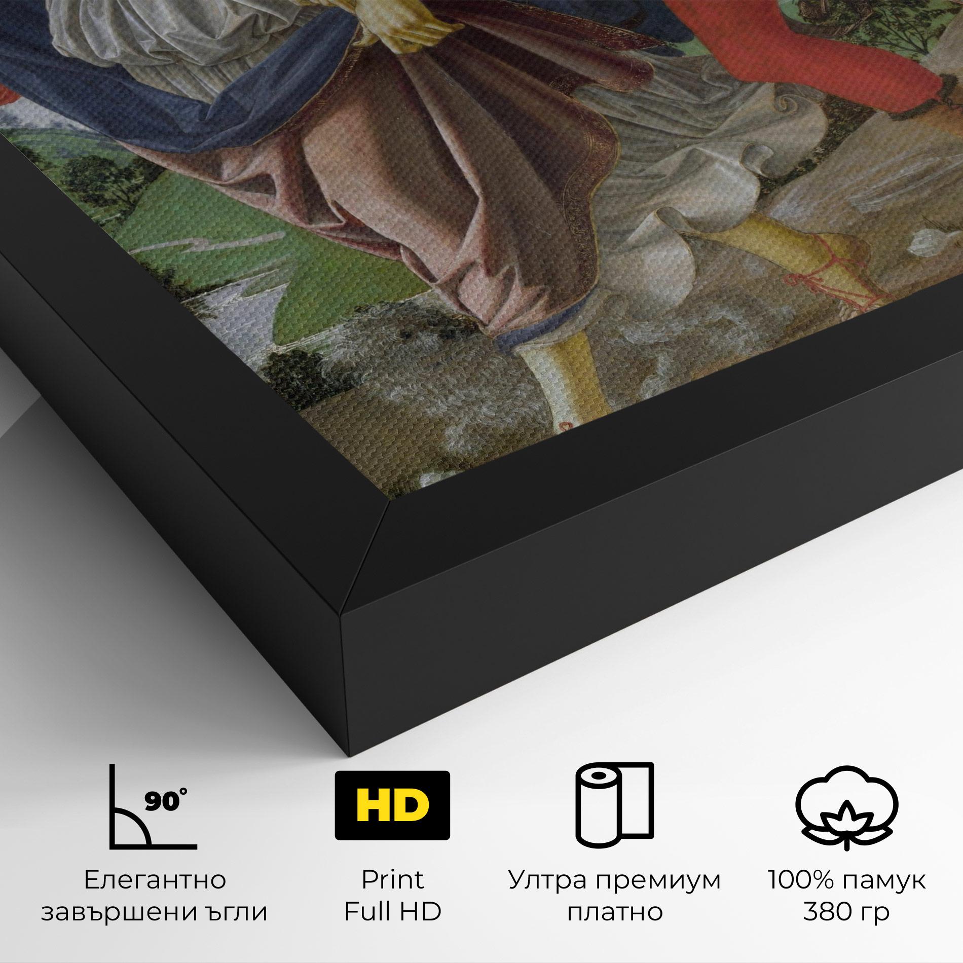 Картина на платно Tobias And The Angel mockup 4