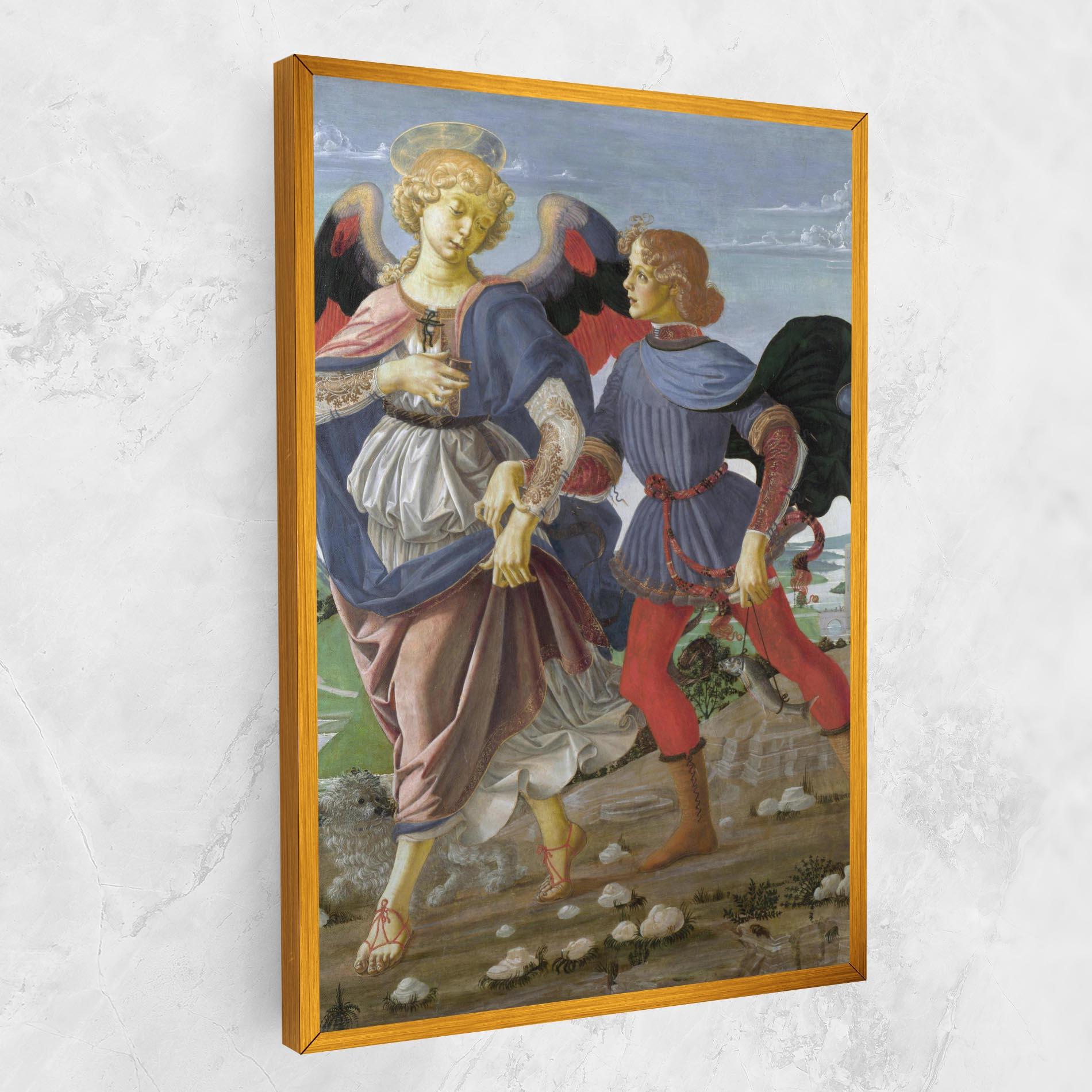 Картина на платно Tobias And The Angel mockup 1