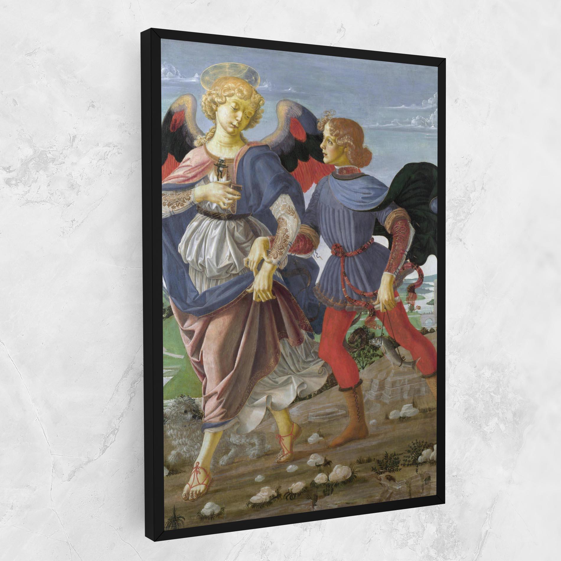 Картина на платно Tobias And The Angel mockup 1