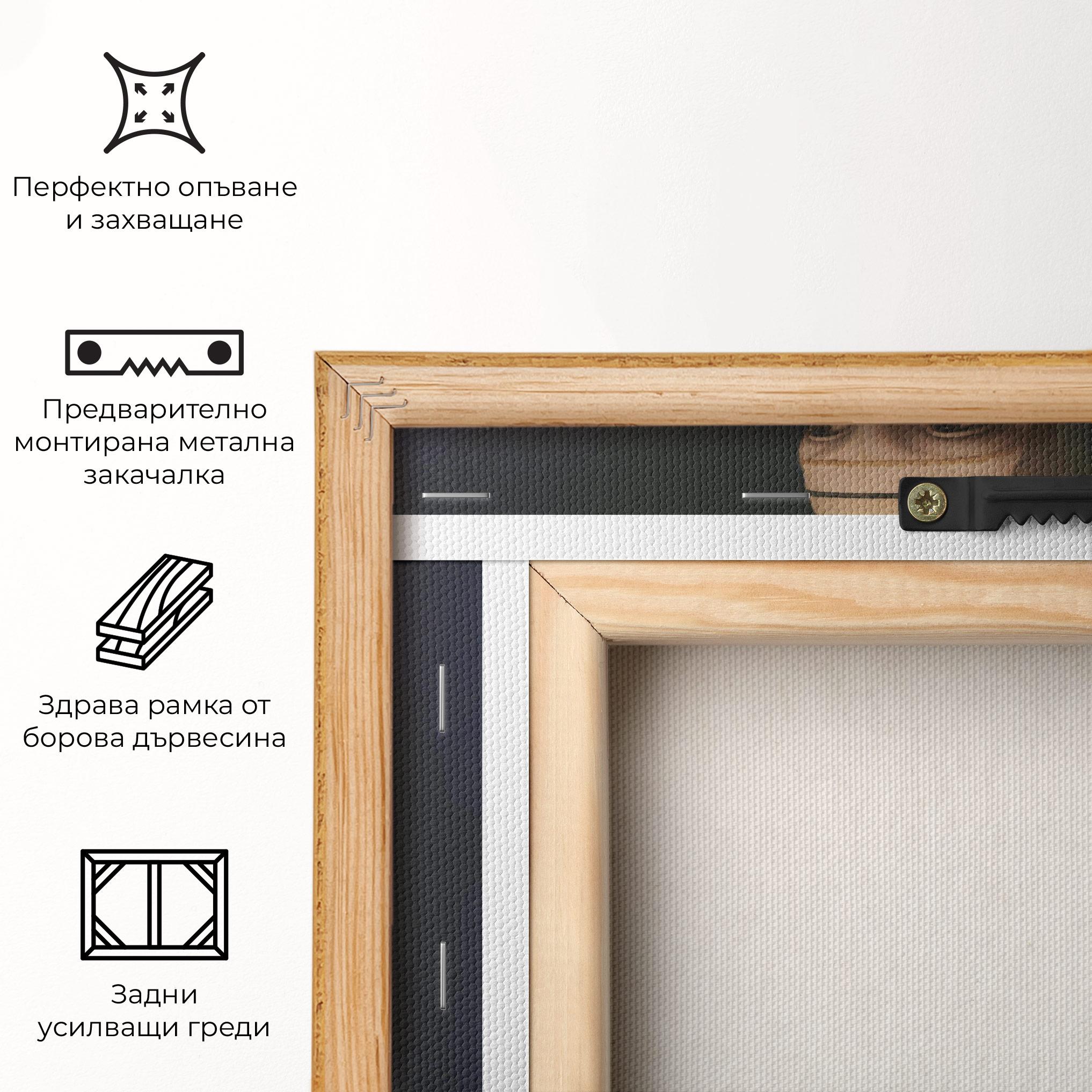 Картина на платно Lady With An Ermine Leonardo Da Vinci mockup 5