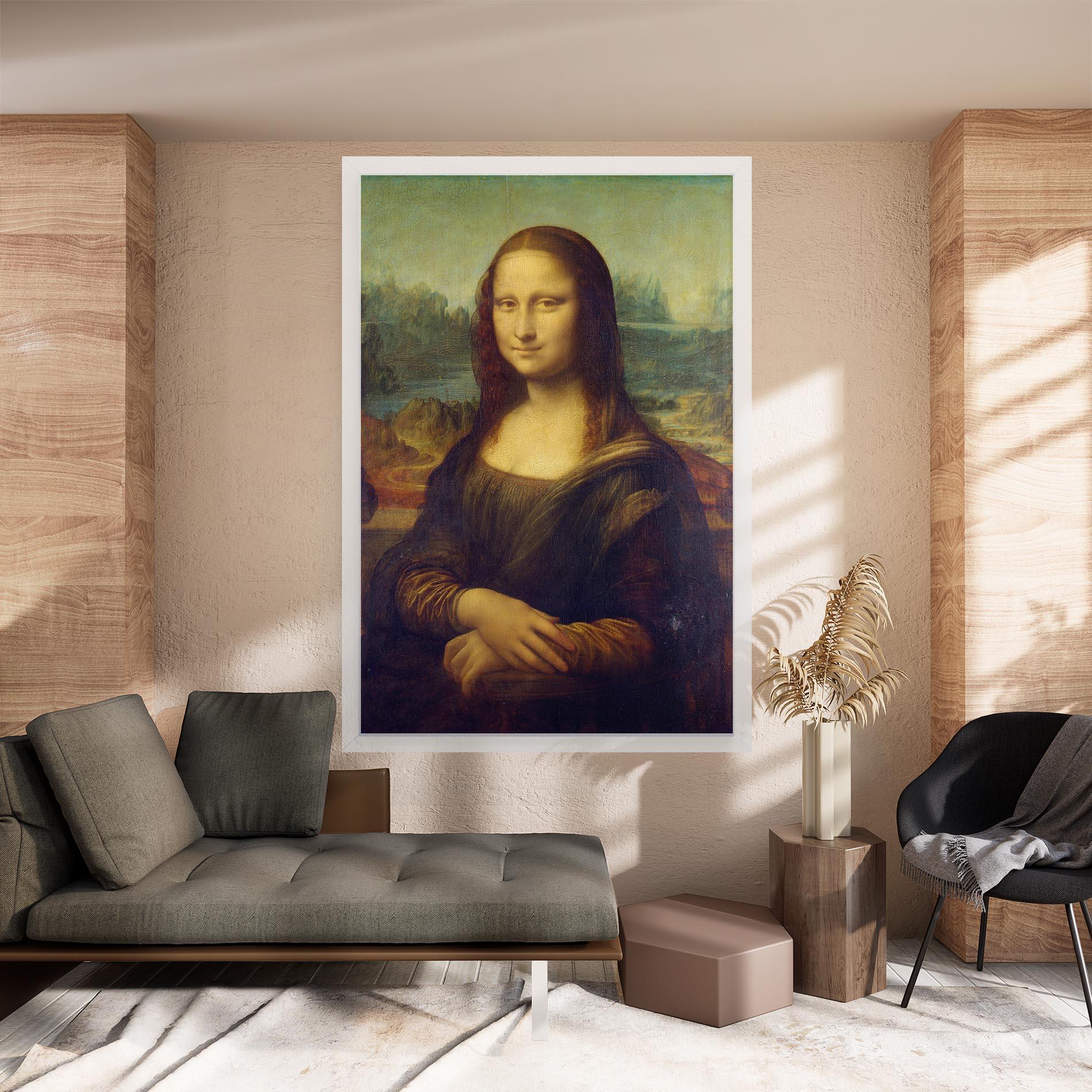 Картина на платно Gioconda By Leonardo Da Vinci mockup 8