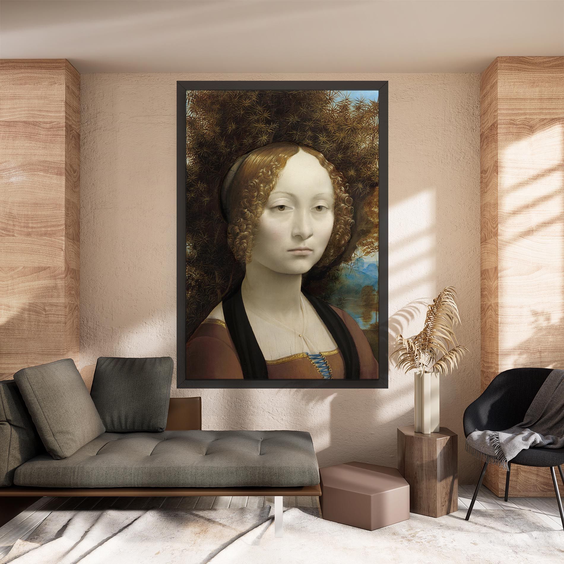Leonardo Da Vinci Ginevra De Benci mockup 8