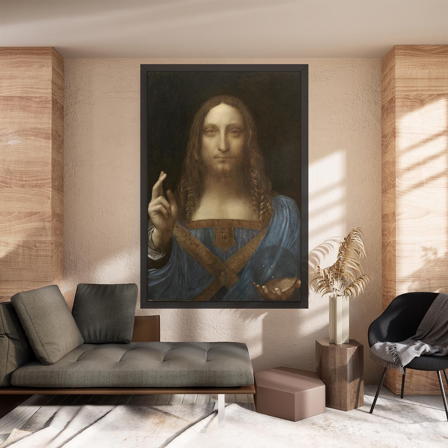 Leonardo Da Vinci Salvator Mundi mockup 8