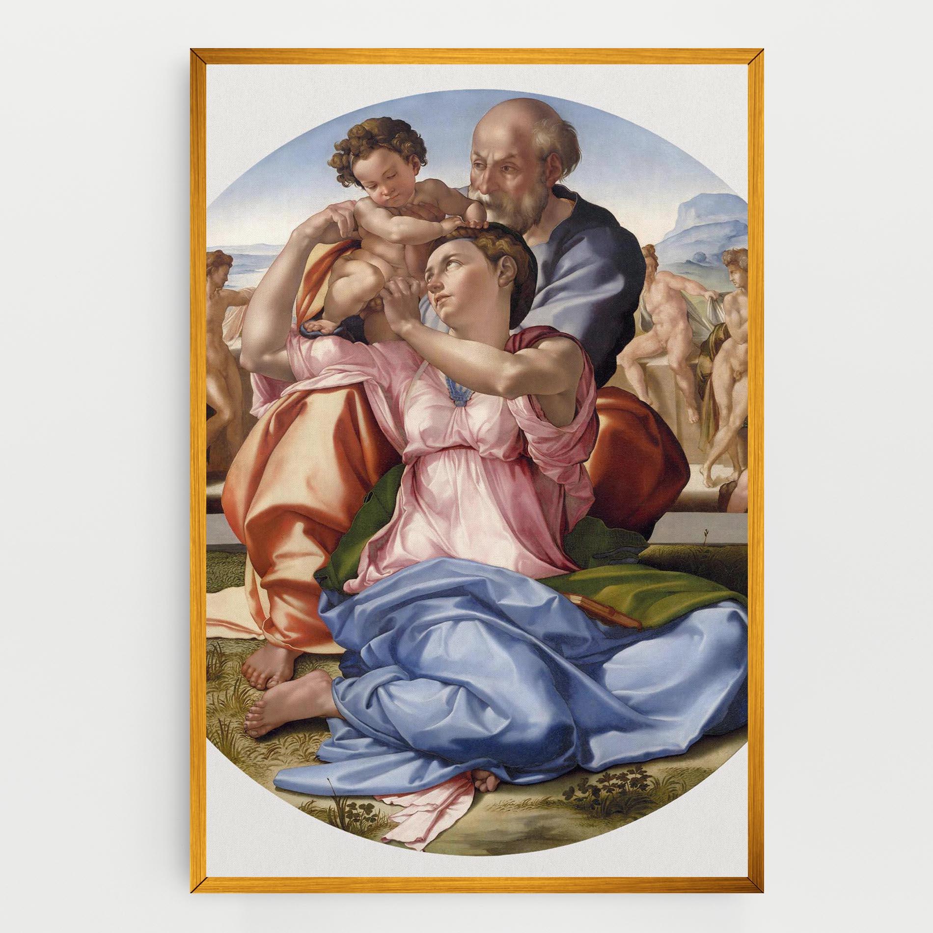 Картина на платно Doni Tondo mockup 0