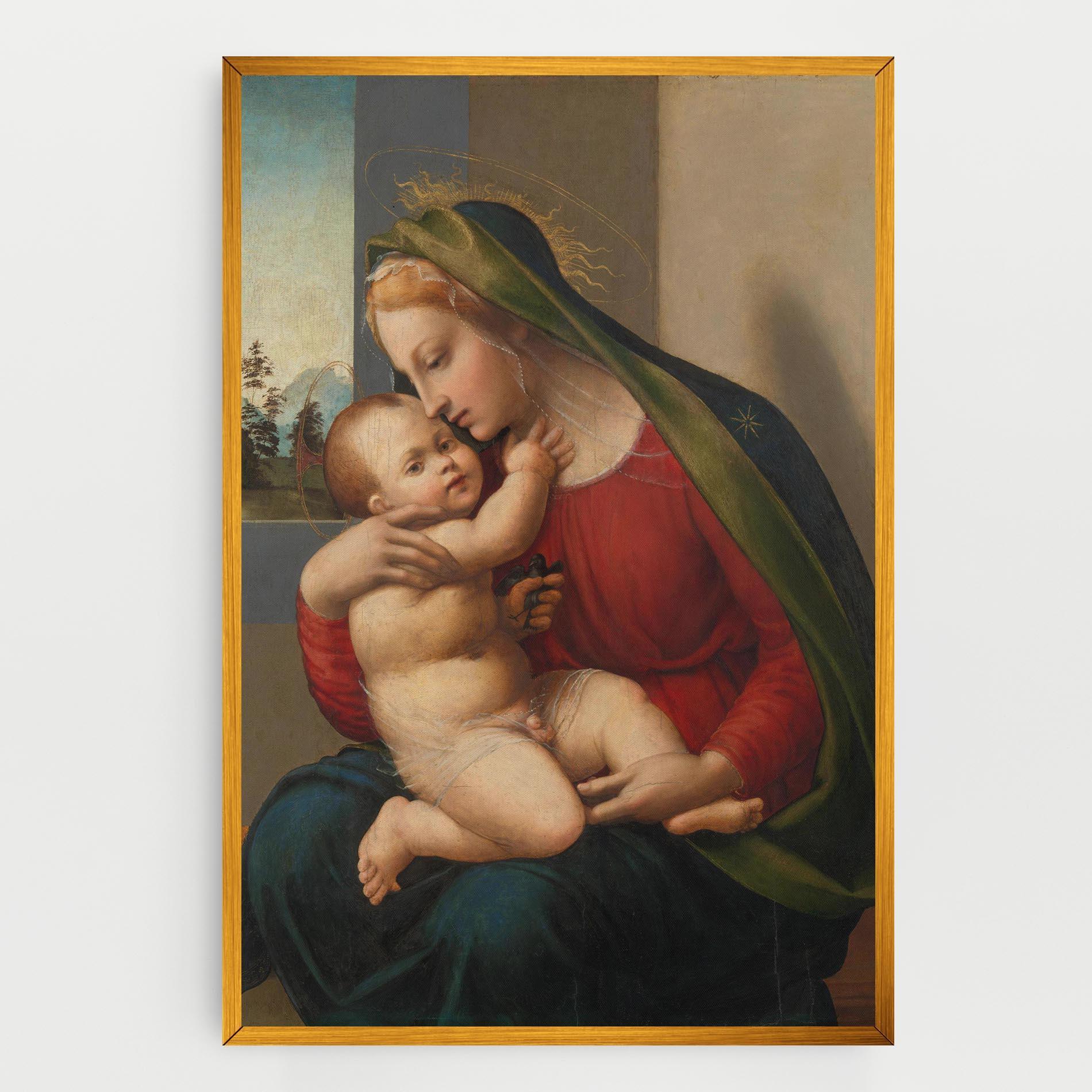 Картина на платно Madonna And Child mockup 0