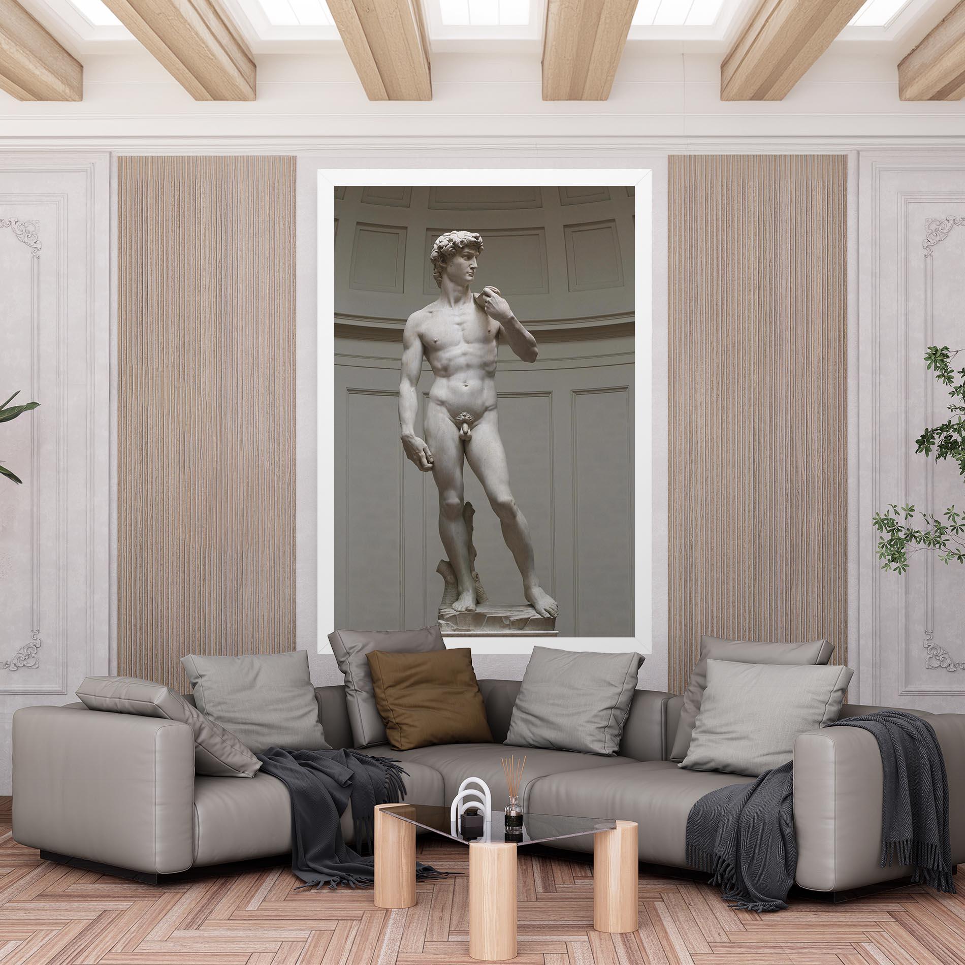 Картина на платно Michelangelo Statue mockup 6