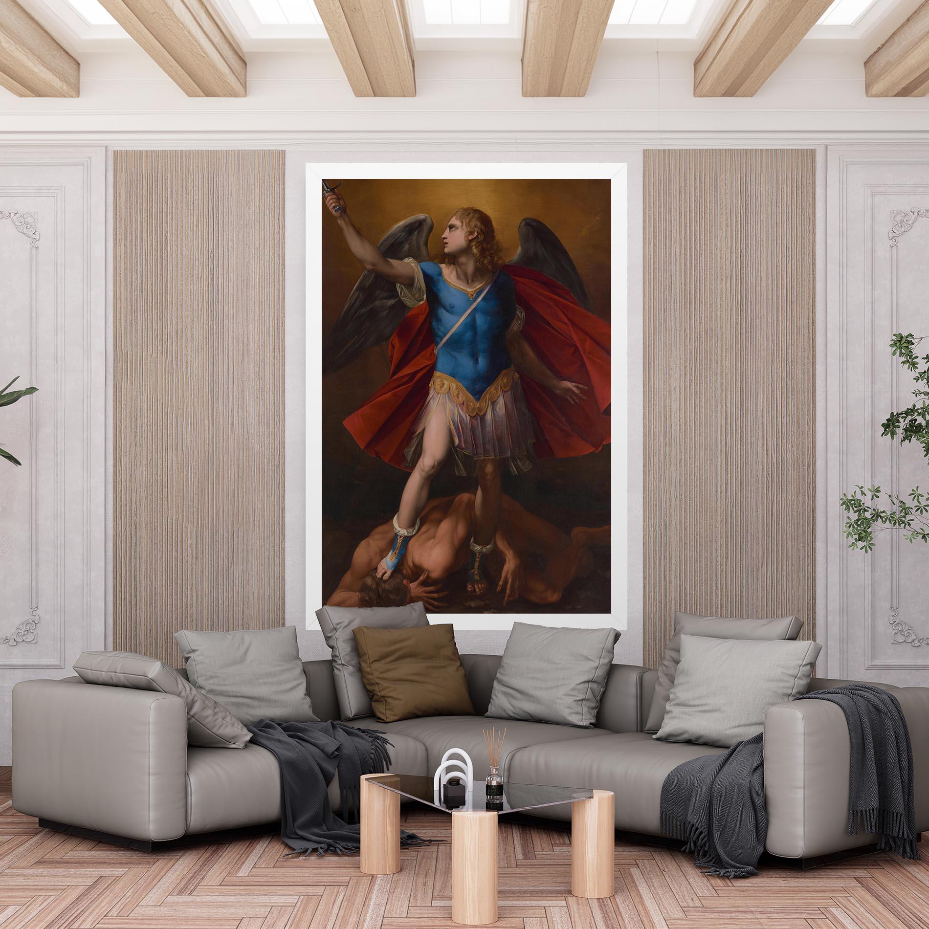 Картина на платно Sword In Upraised mockup 6