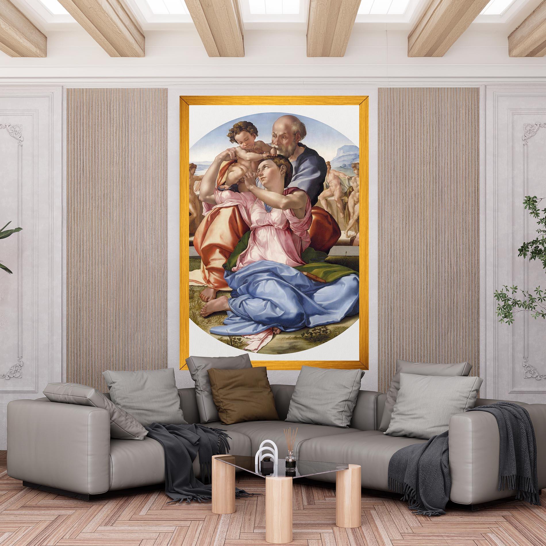 Картина на платно Doni Tondo mockup 6